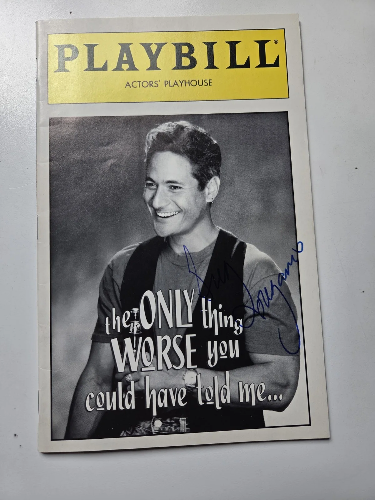 Greg Louganis — Greg Louganis Signed PLAYBILL 1995 and BREAKING THE SURFACE Novel (Not Signed), image 4