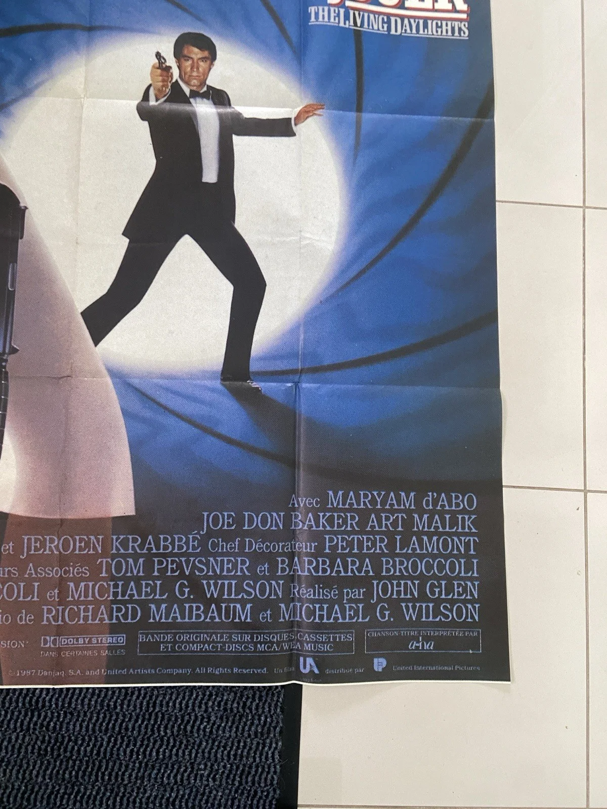 Living Daylights Poster France Grande 120 x 160 James Bond 007 Timothy Dalton, изображение 3