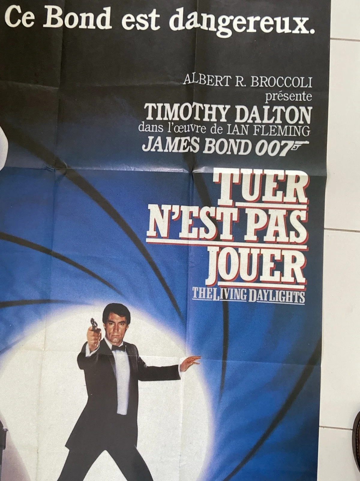 Living Daylights Poster France Grande 120 x 160 James Bond 007 Timothy Dalton, изображение 4