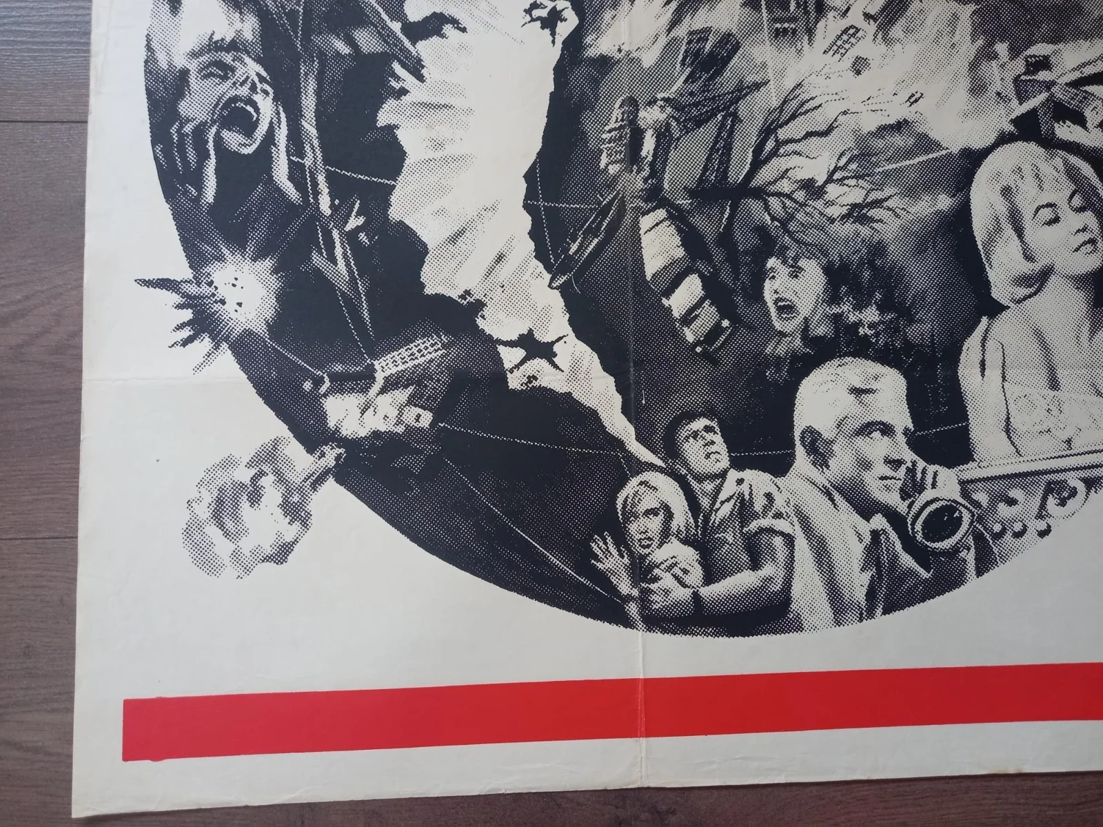 CRACK IN THE WORLD 1965 BRITISH QUAD POSTER DANA ANDREWS JANETTE SCOTT, image 2