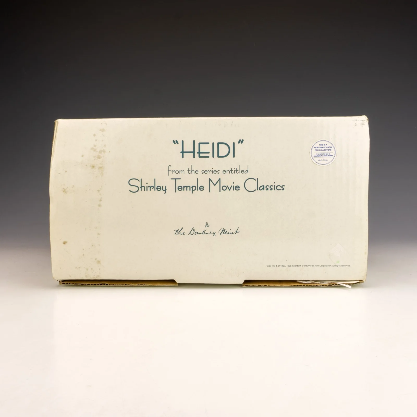 Vintage Danbury Mint - Shirley Temple Movie Classics - Heidi - Porcelain Doll, image 3