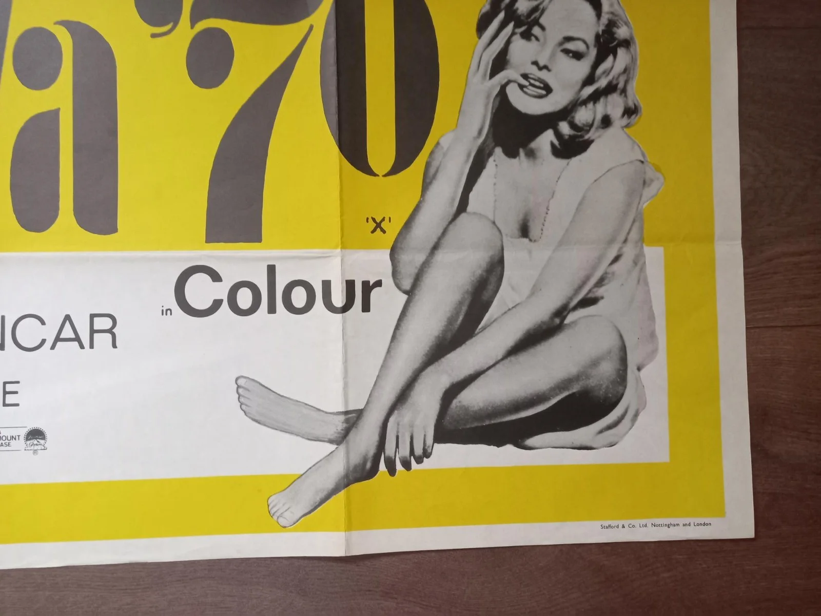 CASANOVA '70 1965 BRITISH QUAD POSTER MARCELLO MASTROIANNI VIRNA LISI, изображение 5