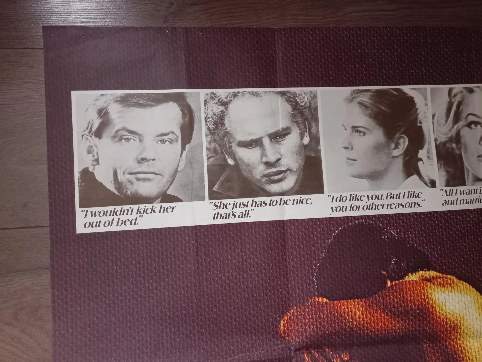 CARNAL KNOWLEDGE 1971 BRITISH QUAD POSTER JACK NICHOLSON ANN-MARGRET, image 3