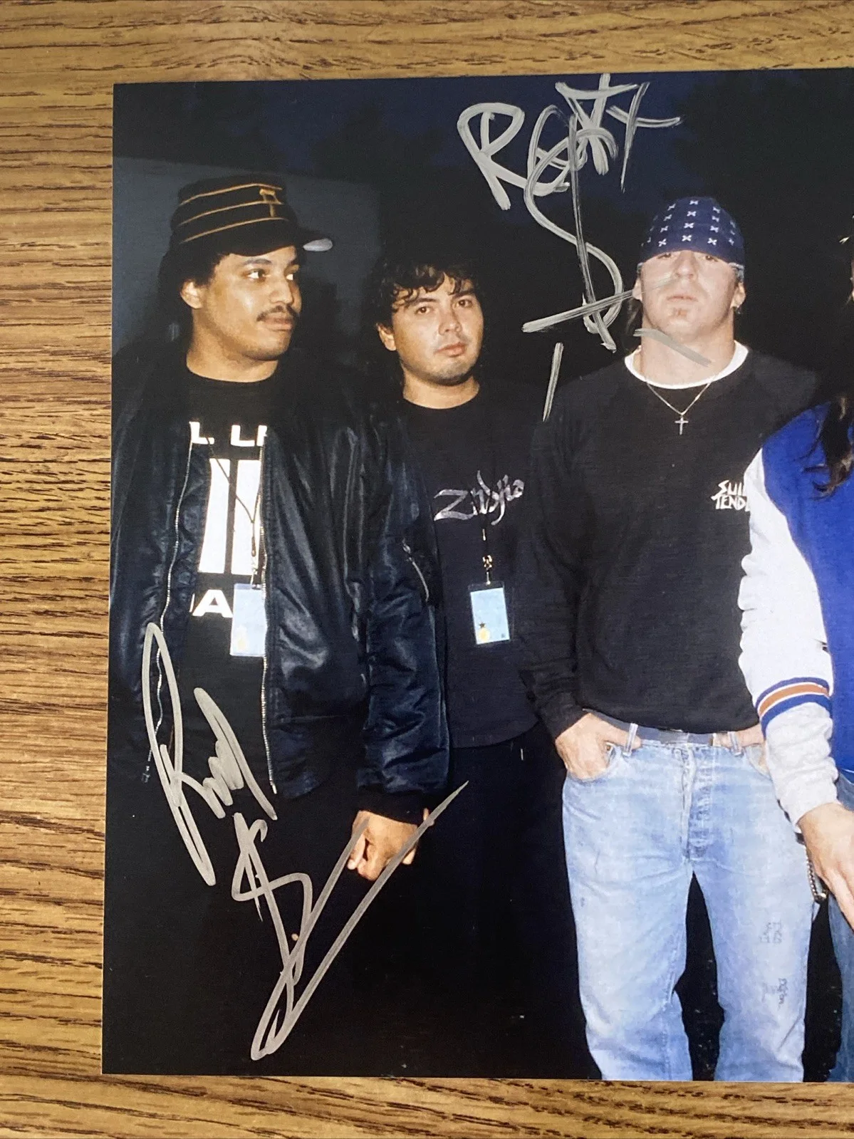 Rocky George & R.J. Herrera Autographed 8x10 Photo 'Suicidal Tendencies' Band, изображение 2
