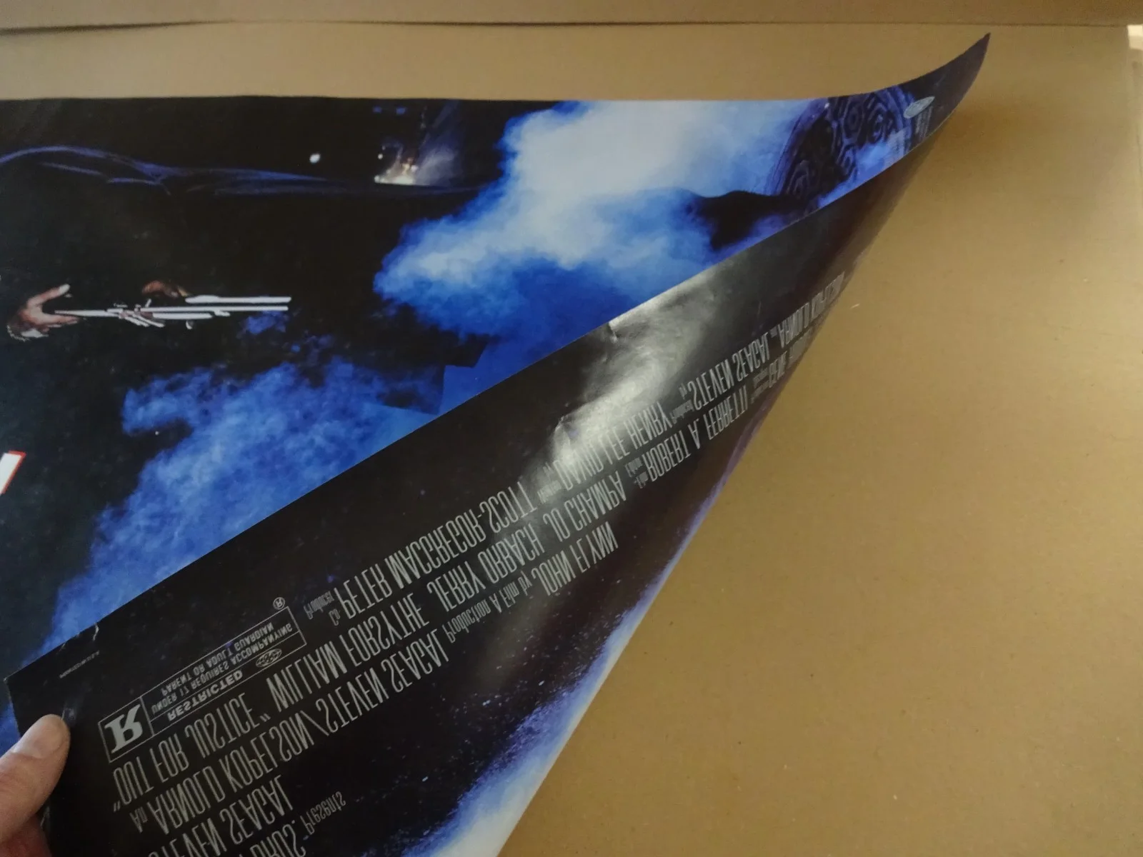 Out for Justice Original 1991 Double Sided Movie Poster 40"x27" Steven Seagal, изображение 2