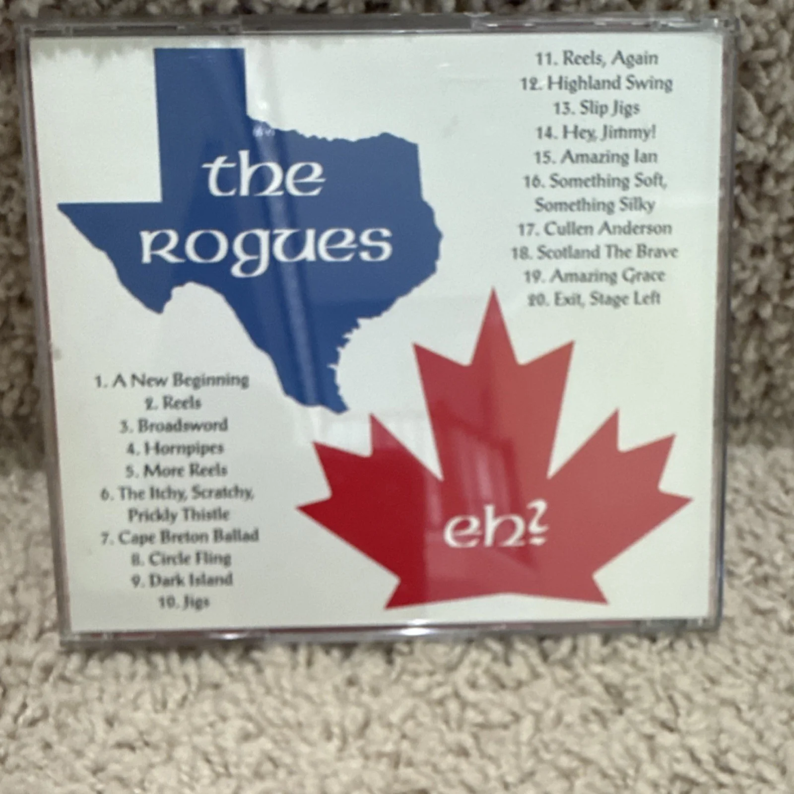 The Rogues "Live in Canada, Eh?" Signed Autographed CD & Booklet, image 2