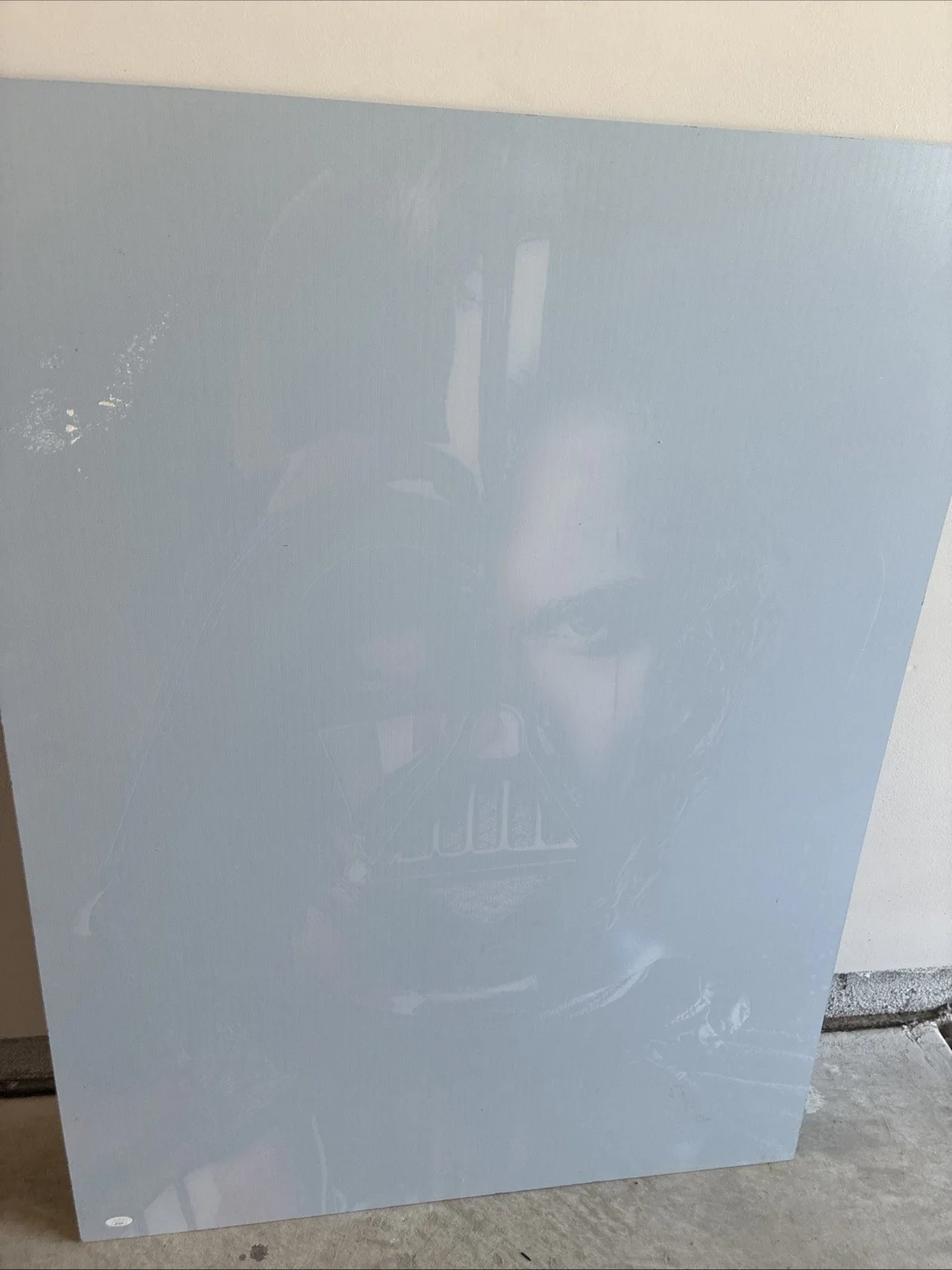 Hayden Christensen Darth Vader JSA Certified Signature And Quote Hard Poster, image 2