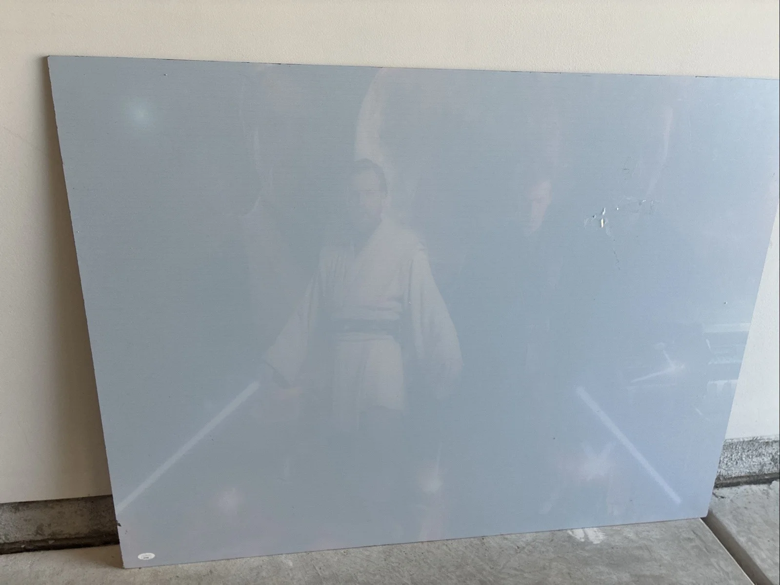Ewan McGregor and Hayden Christensen JSA Certified Signature/Quote Hard poster, image 2