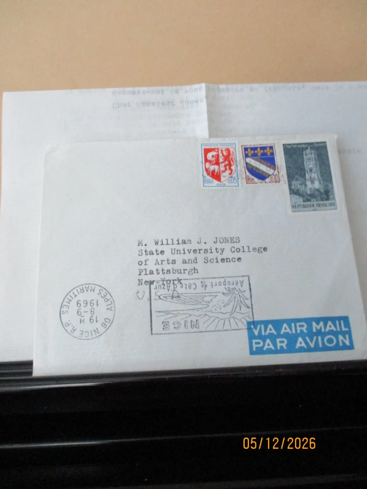 IGOR MARKEVITCH typed-signed autographed 1969 letter re ALEXANDER BOROVSKY, image 2