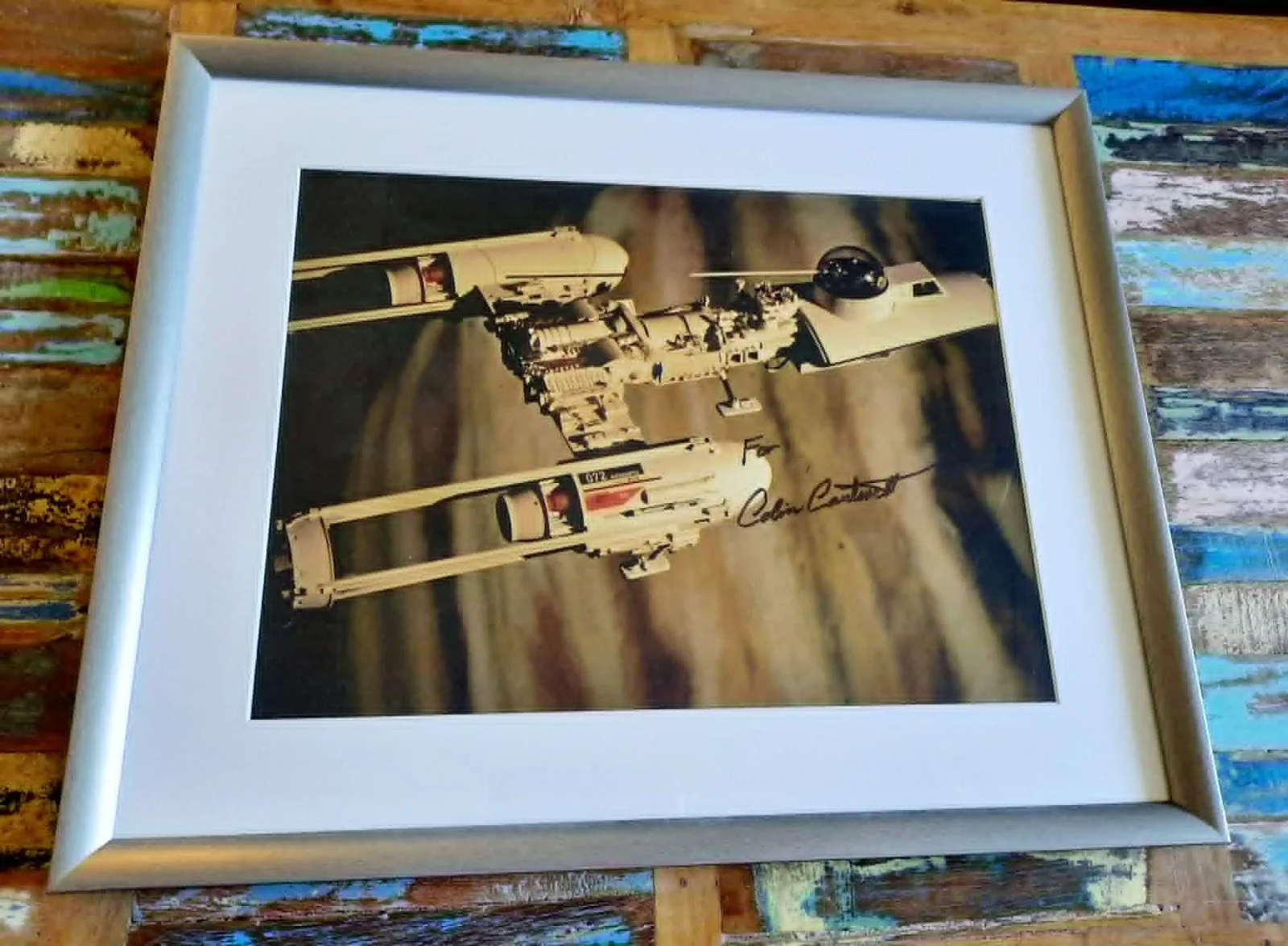 Colin Cantwell — COLIN CANTWELL - Signed Star Wars Photo And Frame (September 2018, Quebec)🔥