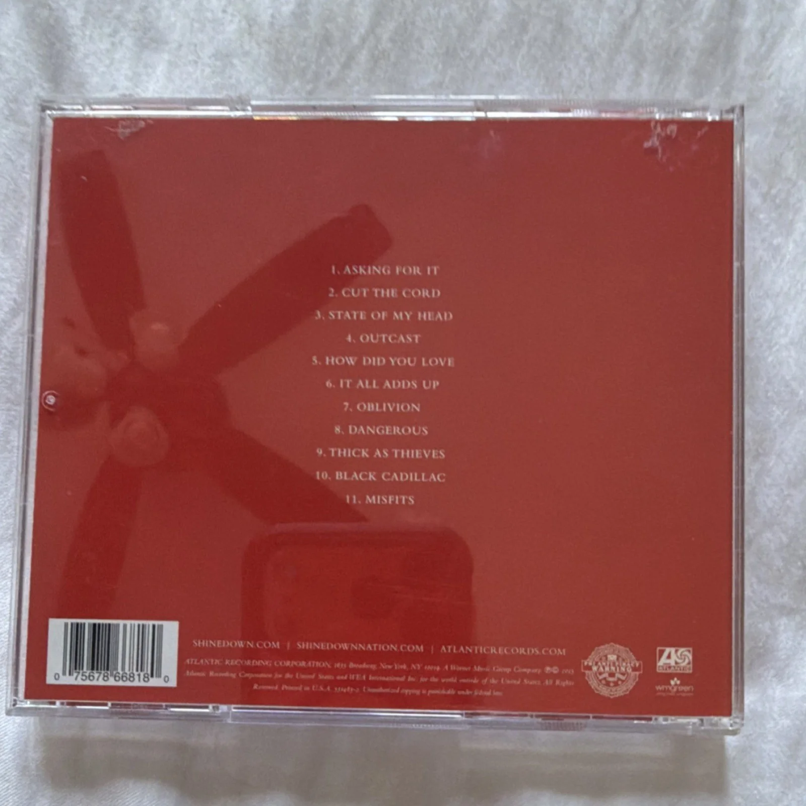 Shinedown Threat to Survival Autographed Original CD and Booklet., изображение 2