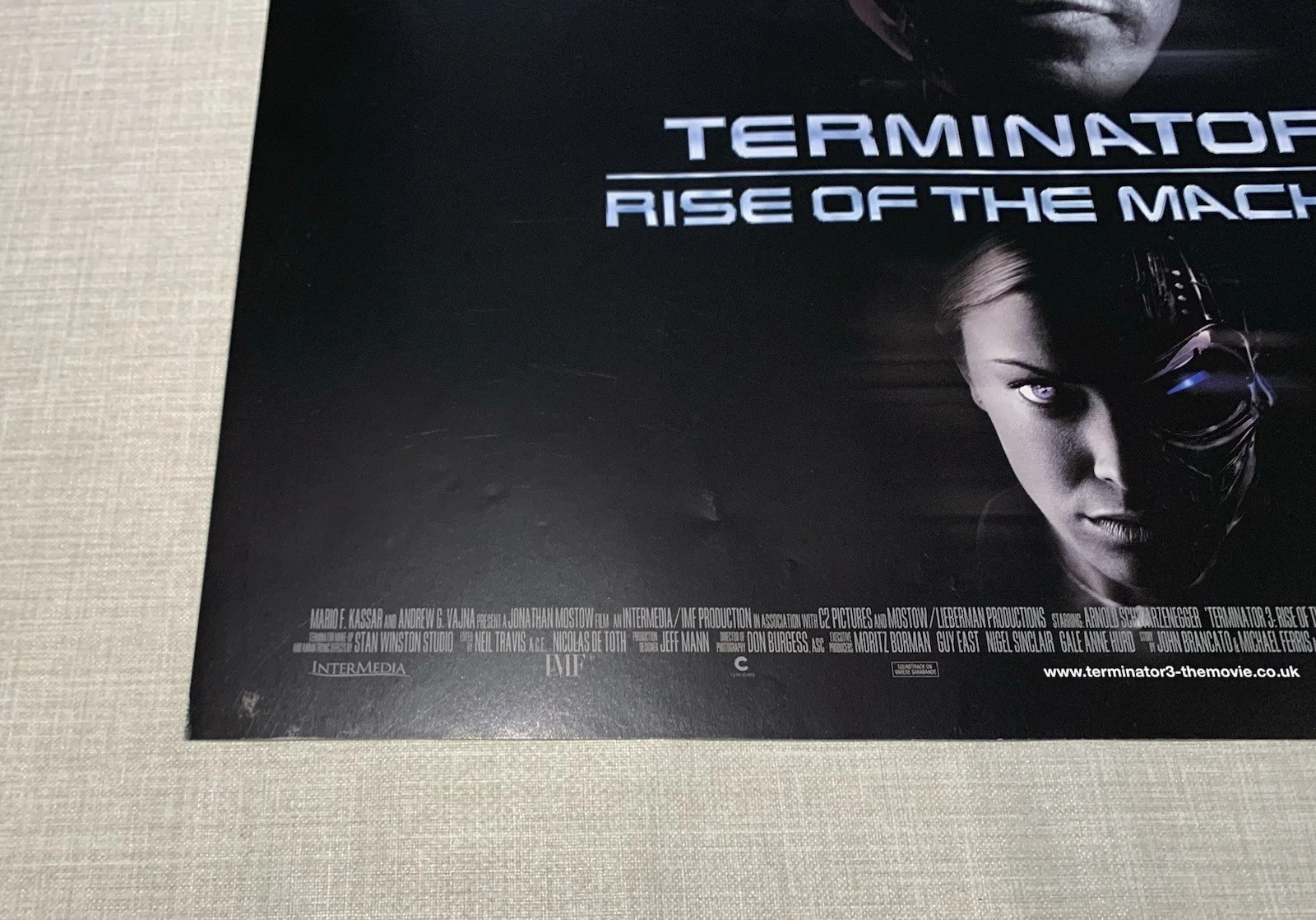 Terminator 3 Original Movie Cinema Foyer Poster 30cm X 40cm Good Condition, изображение 4