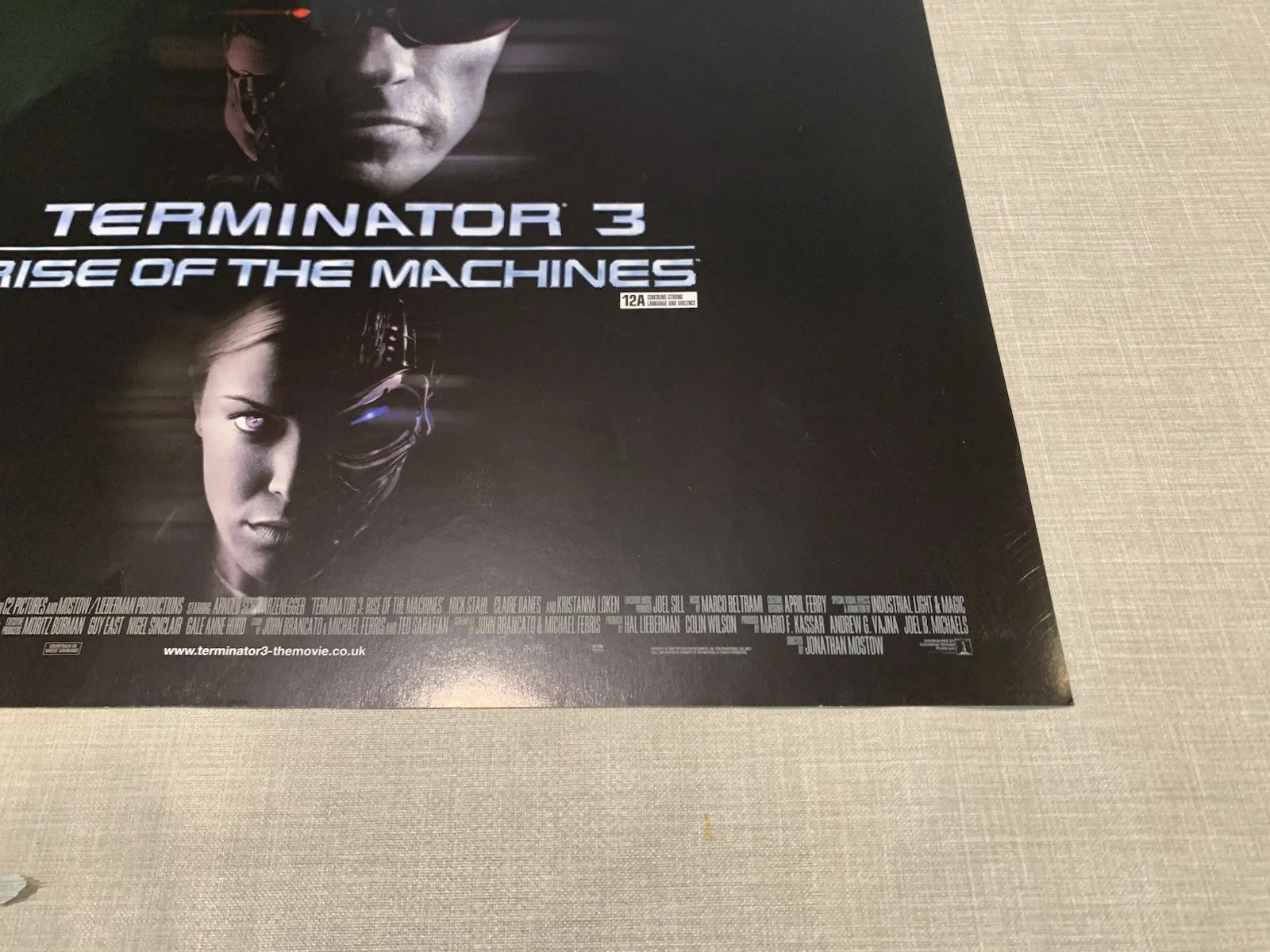 Terminator 3 Original Movie Cinema Foyer Poster 30cm X 40cm Good Condition, изображение 5