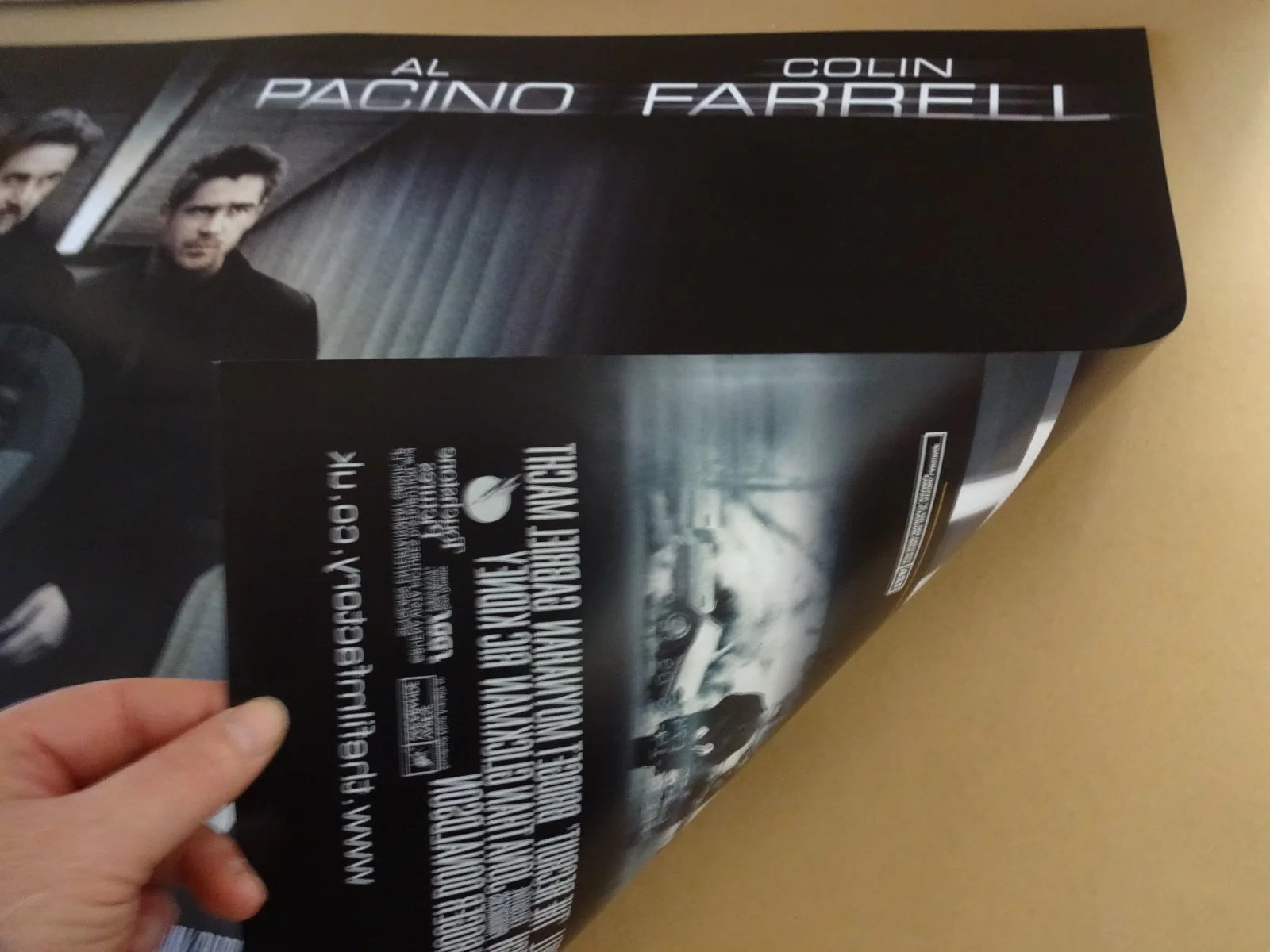 The Recruit Original 2003 Double Side Quad Movie Poster 40x30" Al Pacino Farrell, изображение 2