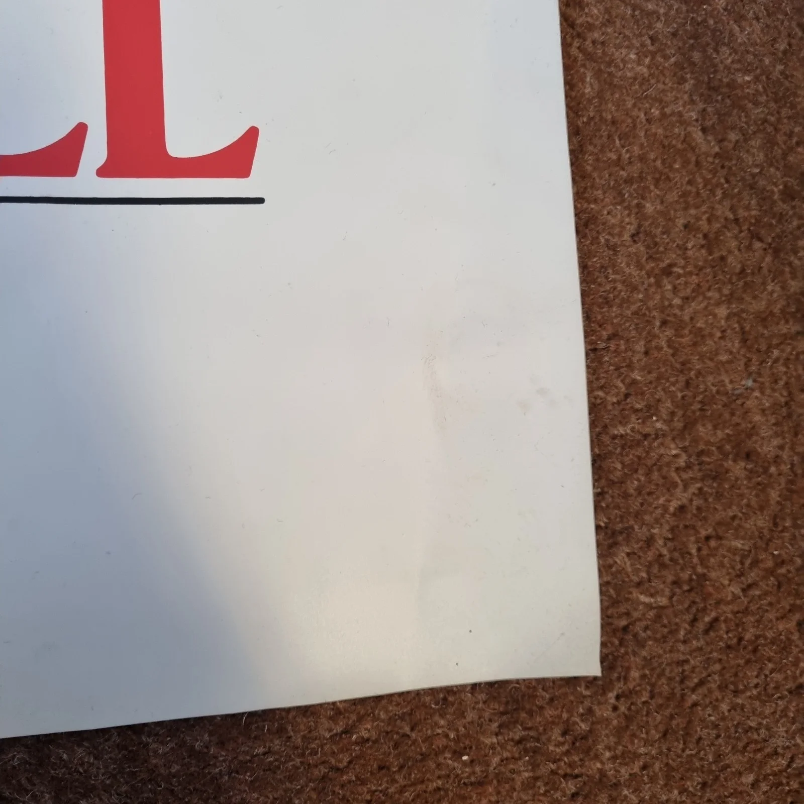 Very Rare James Bond A View To A Kill British Film Year Vinyl Banner, изображение 4