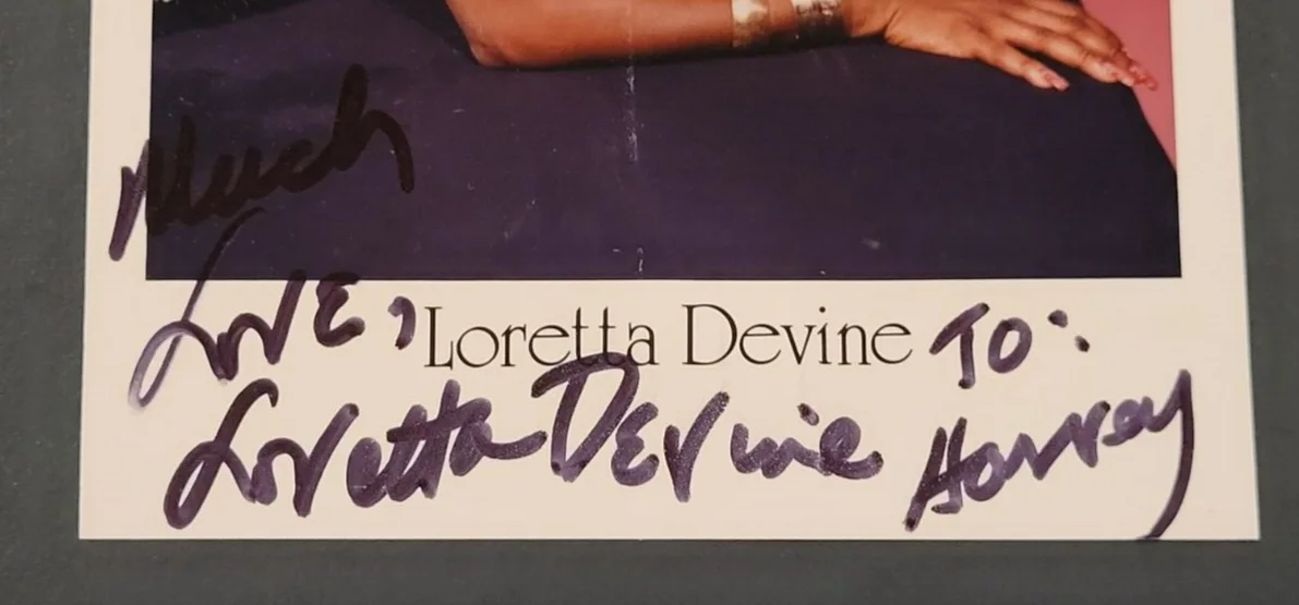 LORETTA DEVINE Signed Promotional Photo-LEGENDARY ACTRESS-PSA Authenticated, image 4