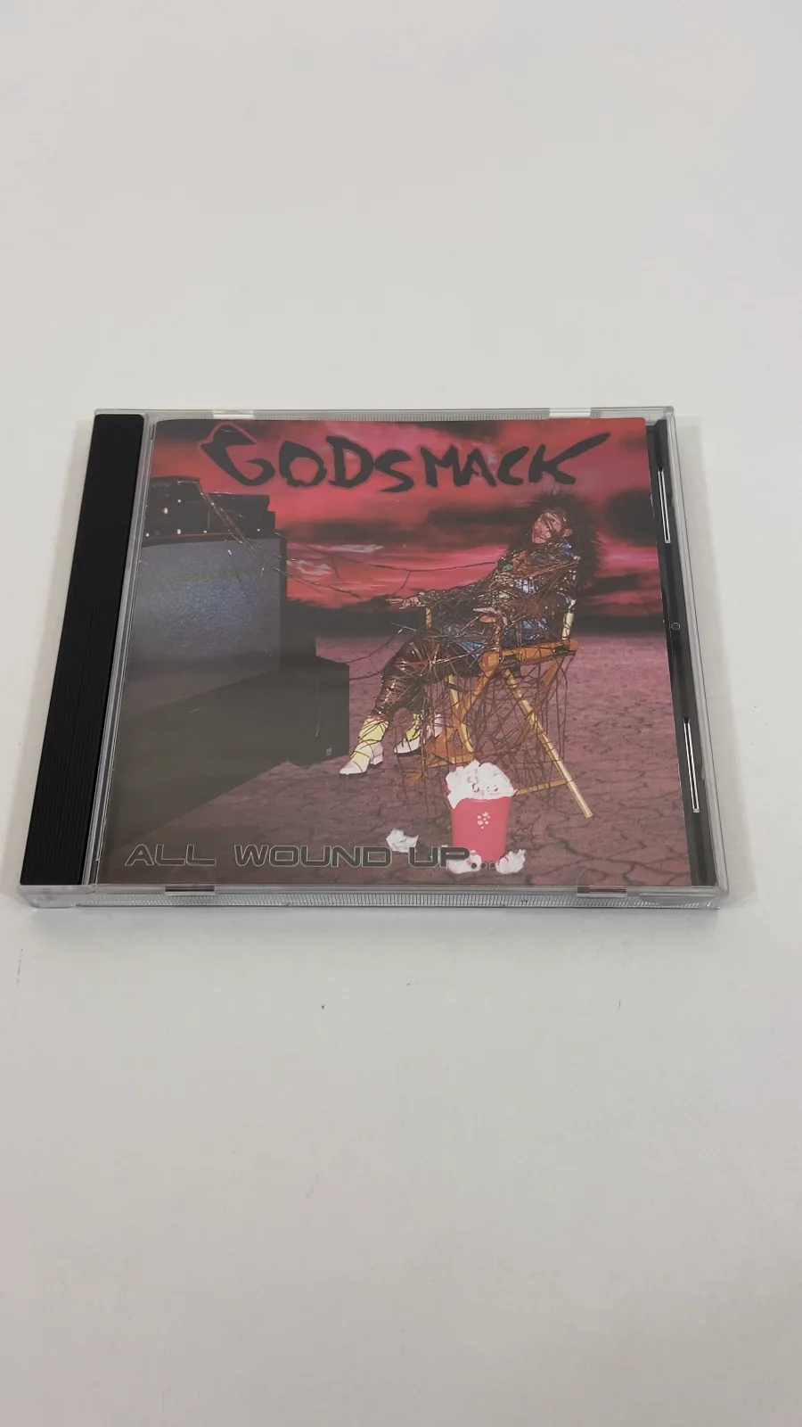 SIGNED Godsmack All Wound Up Debut Album 3rd Pressing 1997 1998 No Promo Disc, image 2