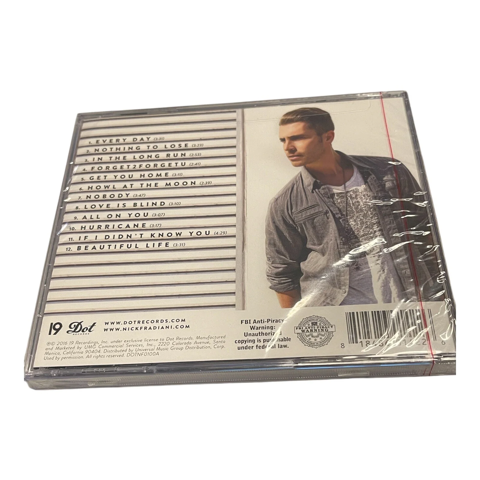 Nick Fradiani Signed Hurricane CD Sealed Autographed Booklet American Idol, изображение 3