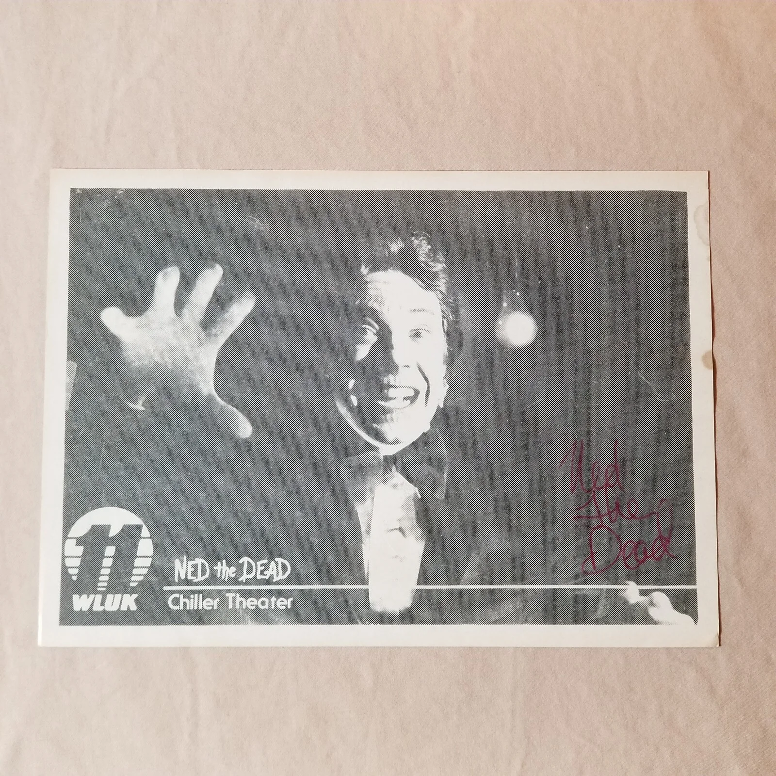 Ned The Dead — Ned The Dead Chiller Theatre TV Horror Host 80s Photo Greenbay WI WLUK 11 WACY, изображение 4