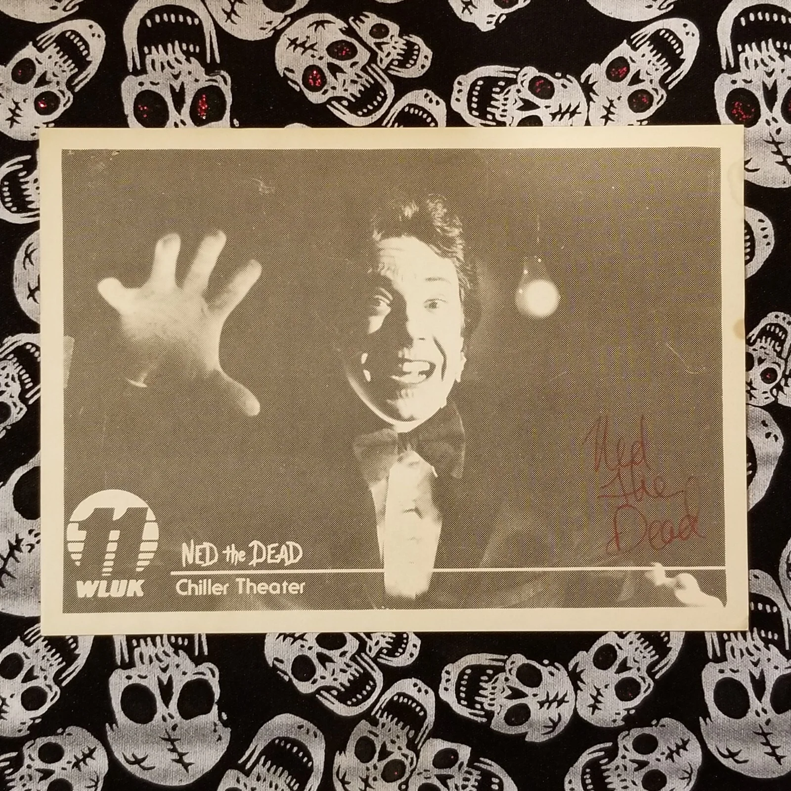 Ned The Dead — Ned The Dead Chiller Theatre TV Horror Host 80s Photo Greenbay WI WLUK 11 WACY, изображение 5