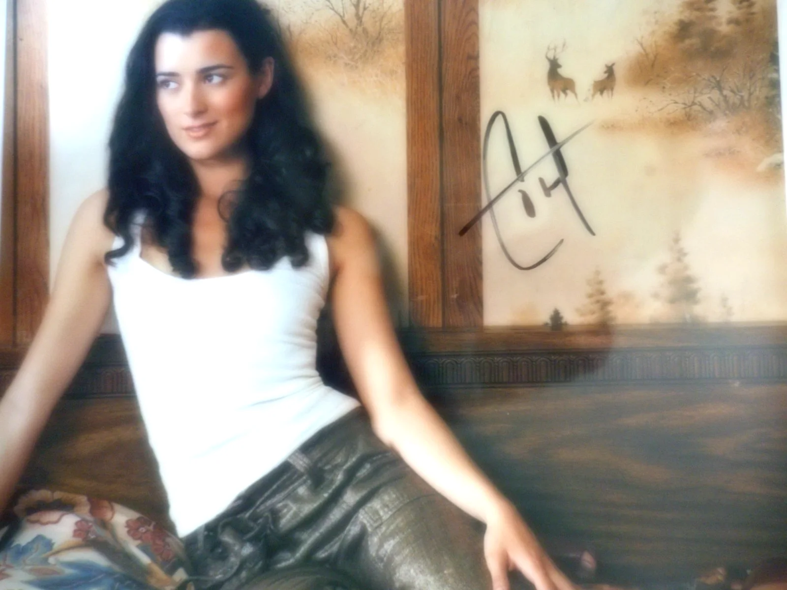 Cote de Pablo — Cote de Pablo signed NCIS Special Agent (Ziva) 8x10 Photo W/COA Matching Holo, изображение 3