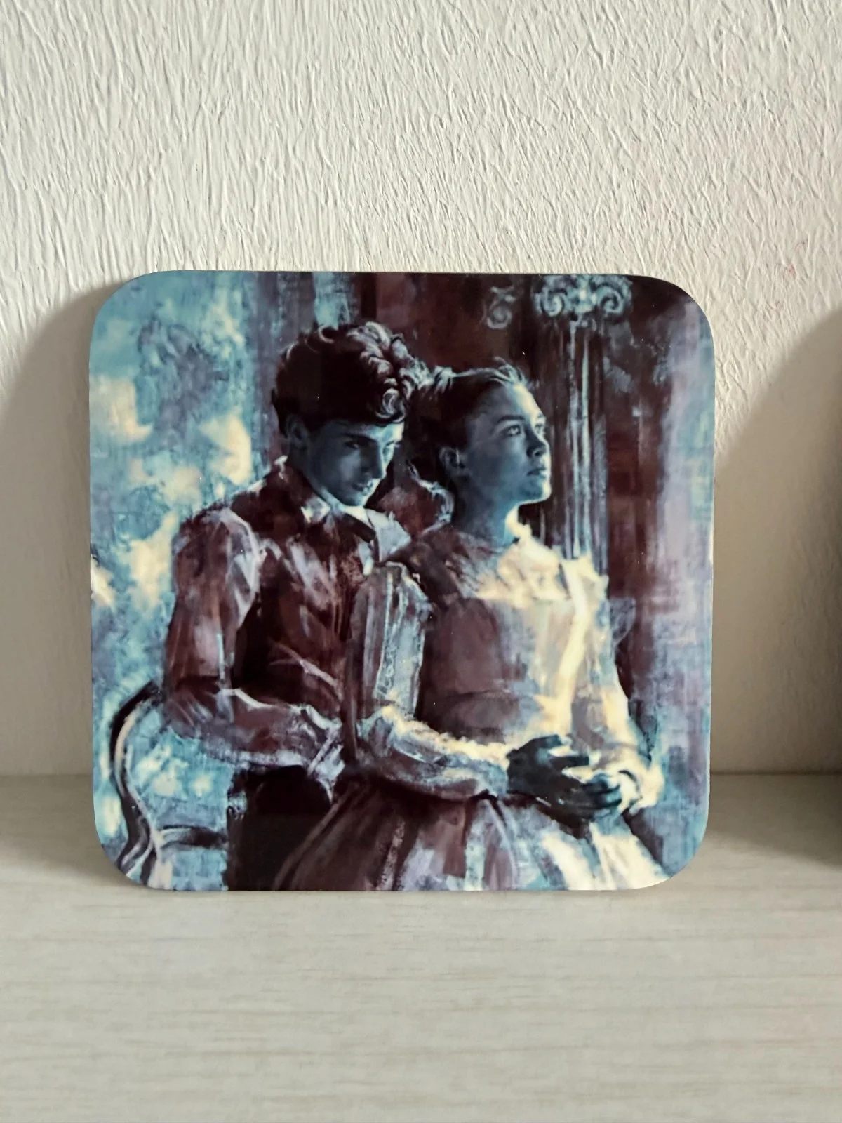 Little Women Amy March Laurie Florence Pugh Timothee Chalamet Coaster Green, изображение 2