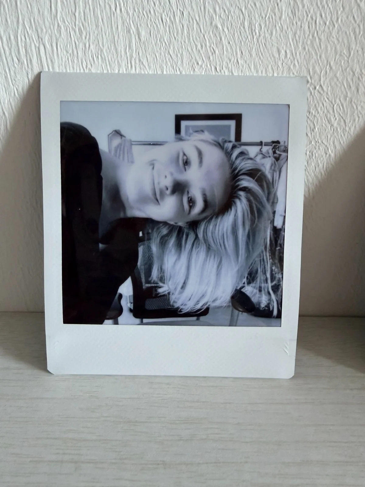 Florence Pugh A24 We Live in Time Almut Fuji Instax Mini Black White B&W Print, image 2
