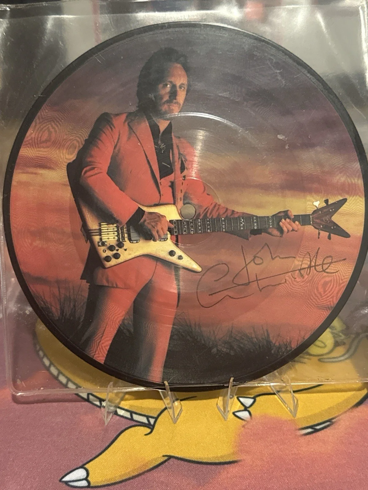 John Entwistle Signed Too Late The Hero Picture Disc JSA COA Autograph The Who, image 2