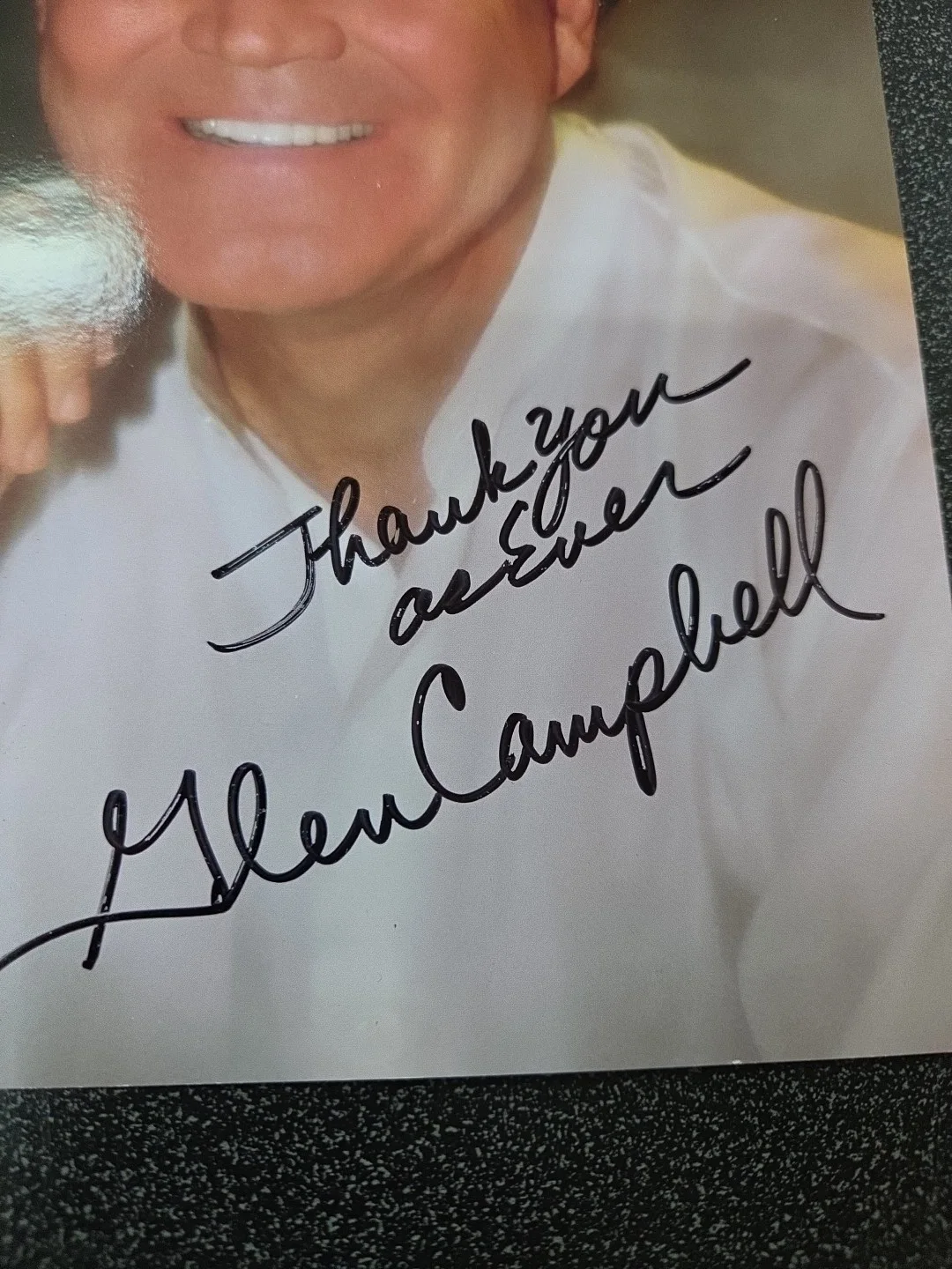 Glen Campbell Signed Photo Country Music Superstar 8x10, изображение 2
