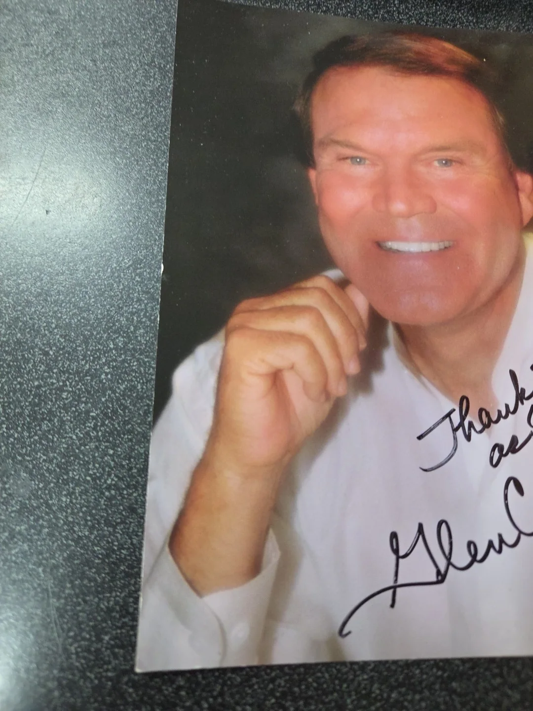 Glen Campbell Signed Photo Country Music Superstar 8x10, изображение 4