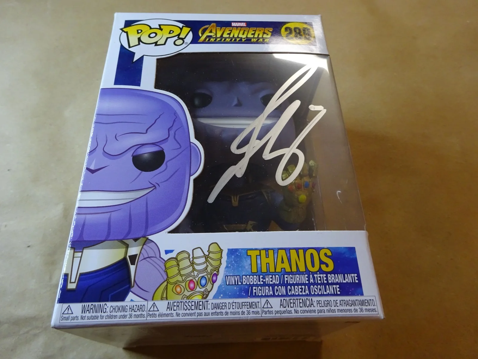 Josh Brolin — Signed Josh Brolin Autographed Thanos Marvel Avengers Funko Pop JSA COA, изображение 2