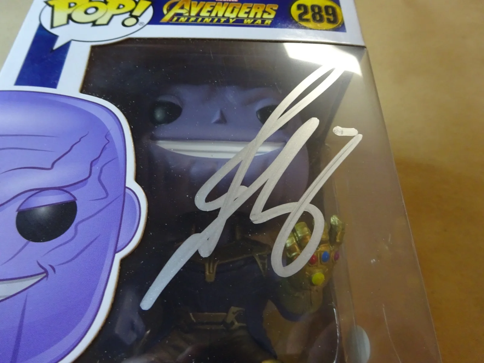Josh Brolin — Signed Josh Brolin Autographed Thanos Marvel Avengers Funko Pop JSA COA, изображение 4