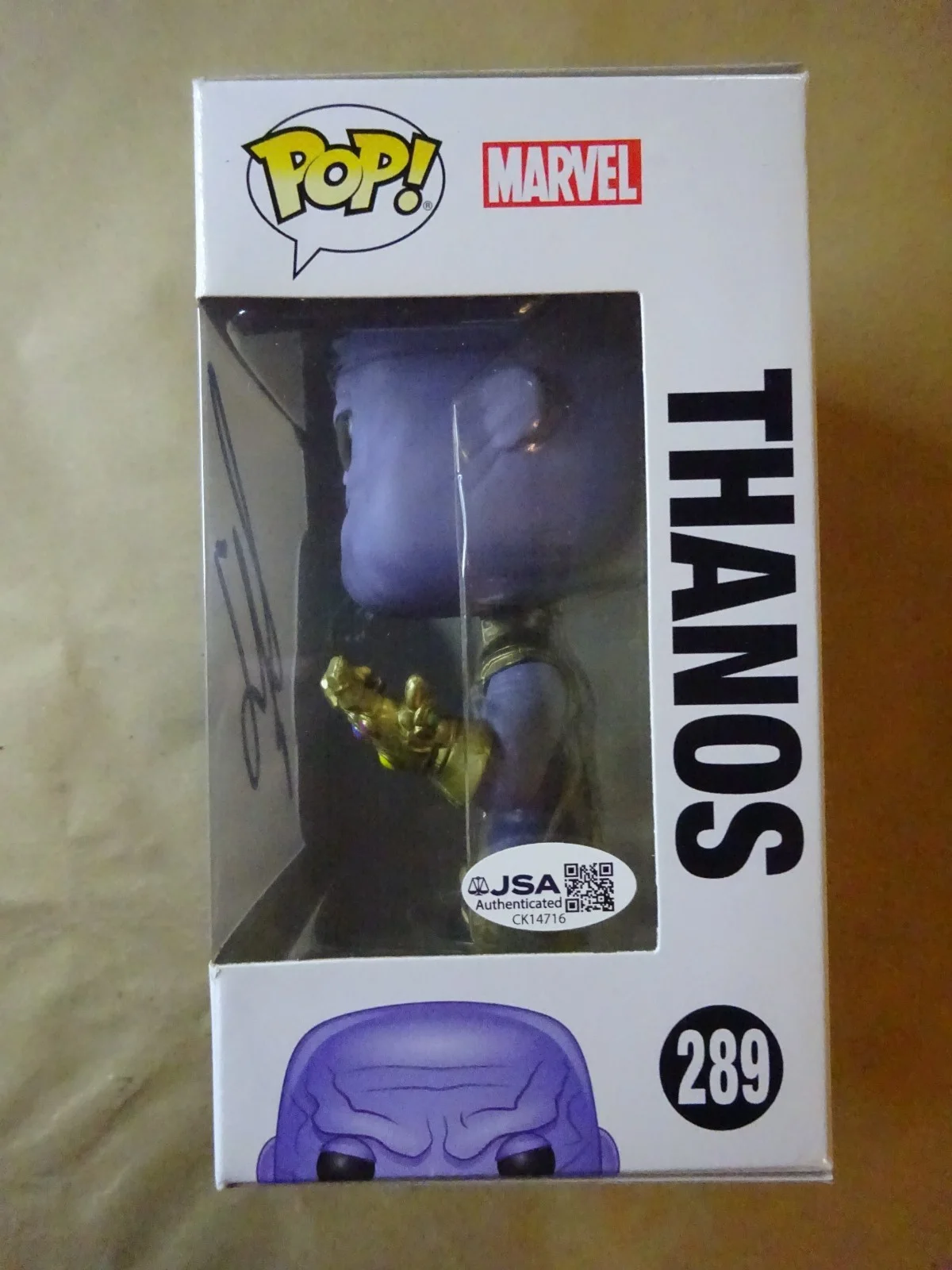 Josh Brolin — Signed Josh Brolin Autographed Thanos Marvel Avengers Funko Pop JSA COA, изображение 5