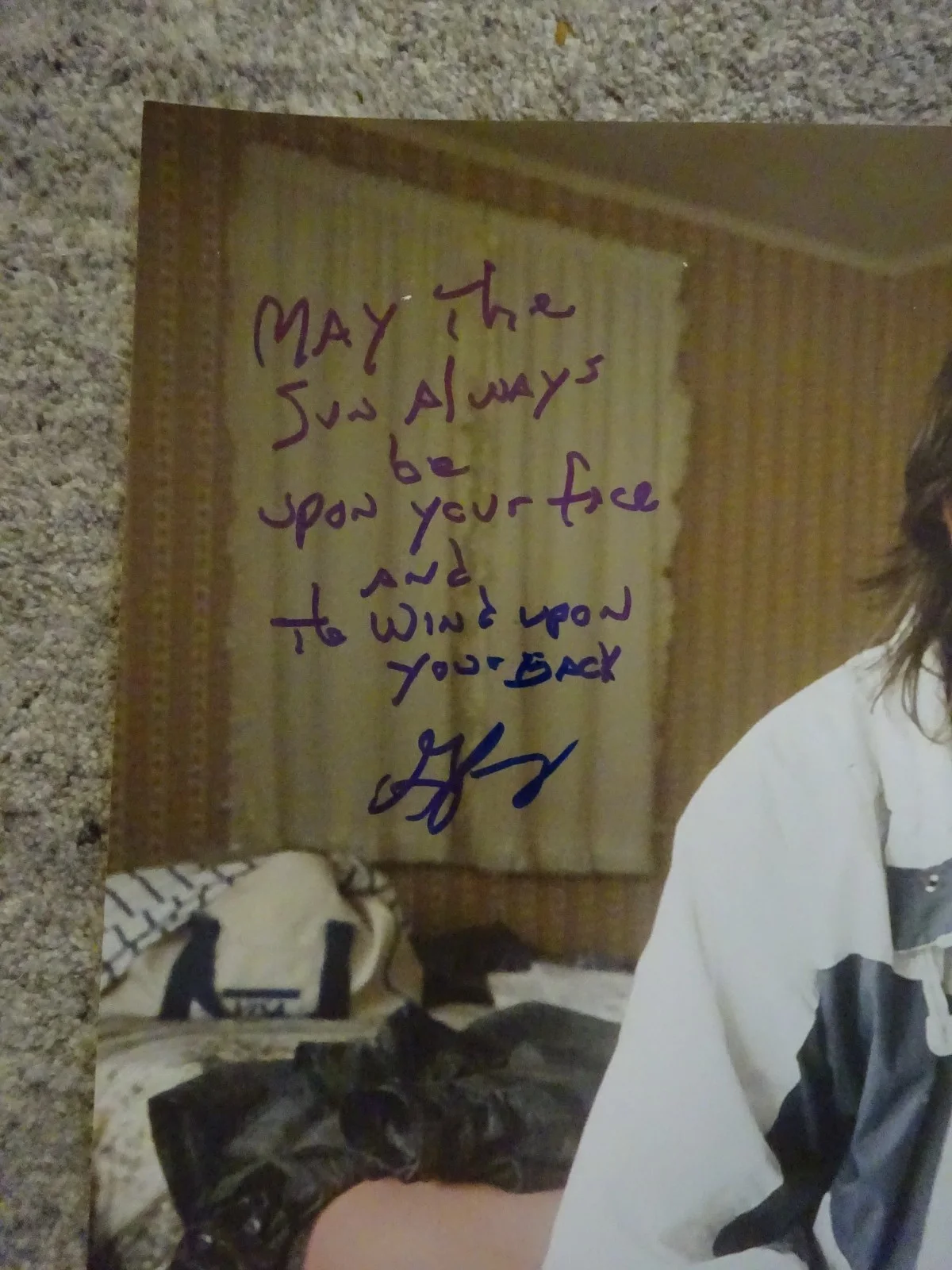 George Jung — Signed George Jung Autographed Photo 16"x20" With Inscription BAS Beckett COA, изображение 3