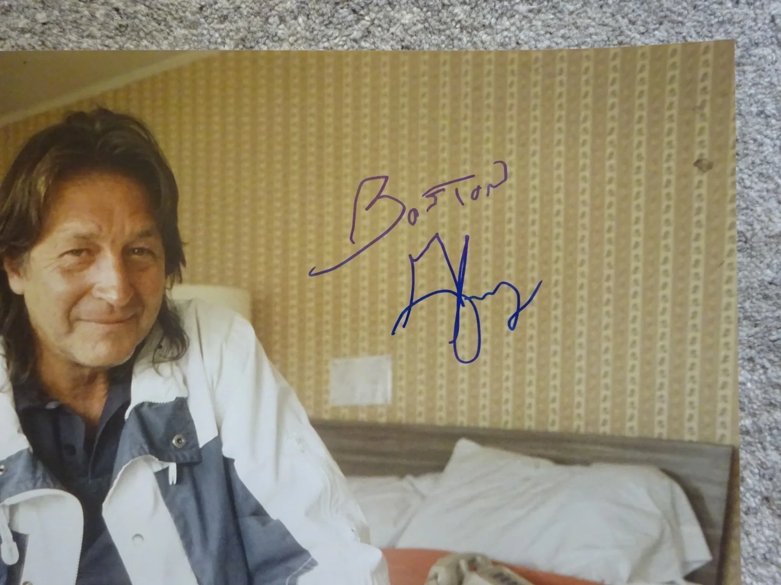 George Jung — Signed George Jung Autographed Photo 16"x20" With Inscription BAS Beckett COA, изображение 5