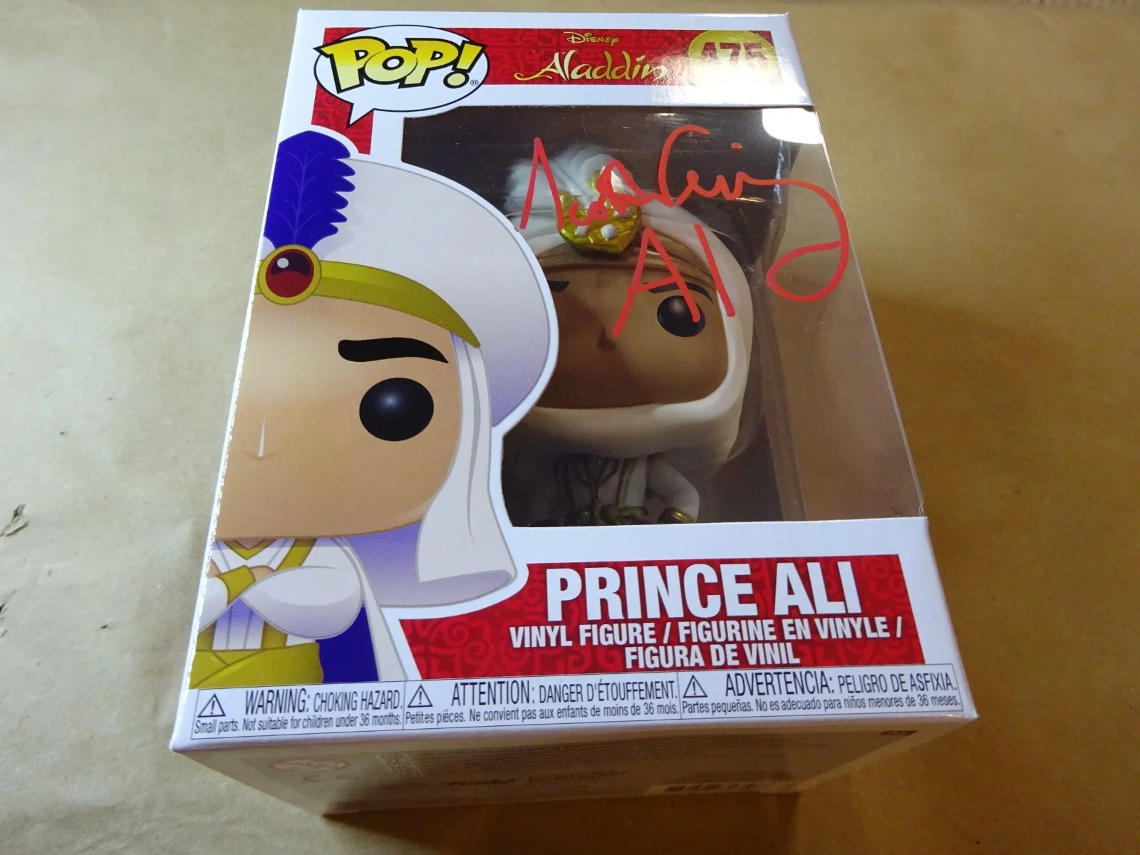 Scott Weinger — Signed Scott Weinger Autographed Disney Aladdin Prince Ali Funko Pop Beckett COA, image 3