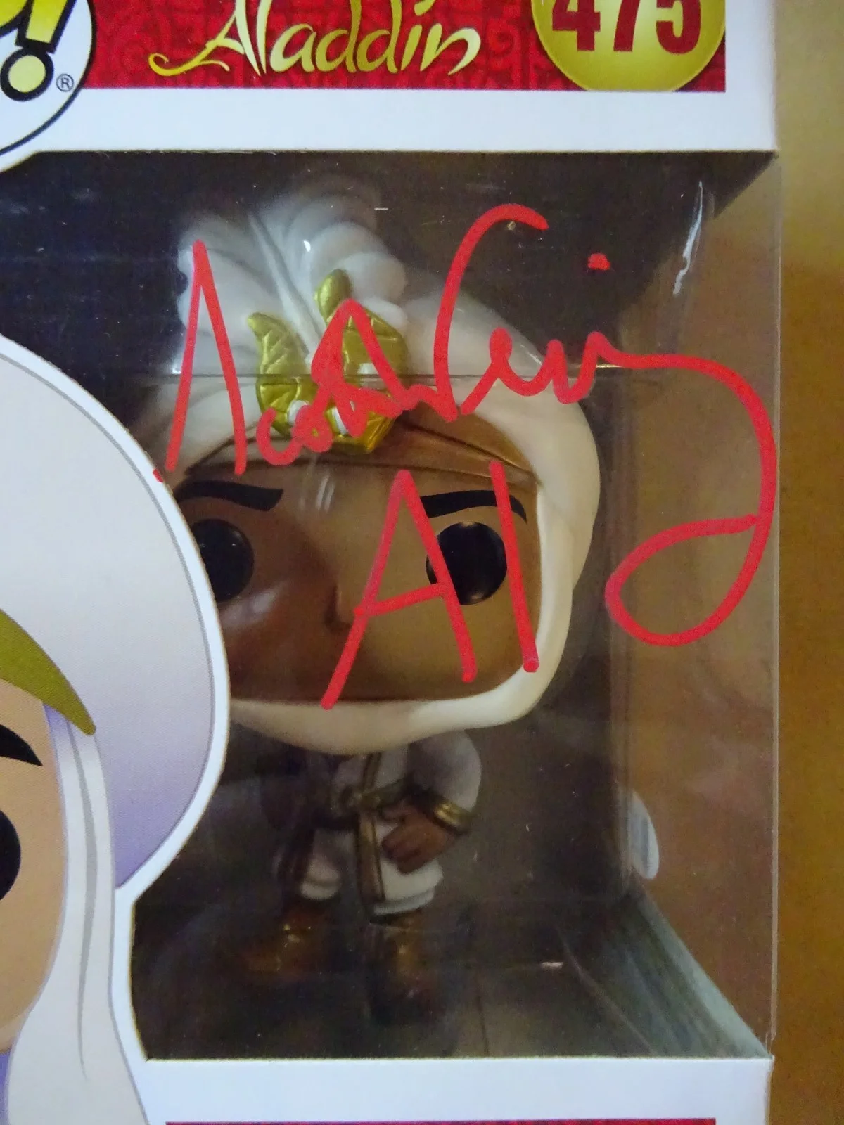 Scott Weinger — Signed Scott Weinger Autographed Disney Aladdin Prince Ali Funko Pop Beckett COA, image 4