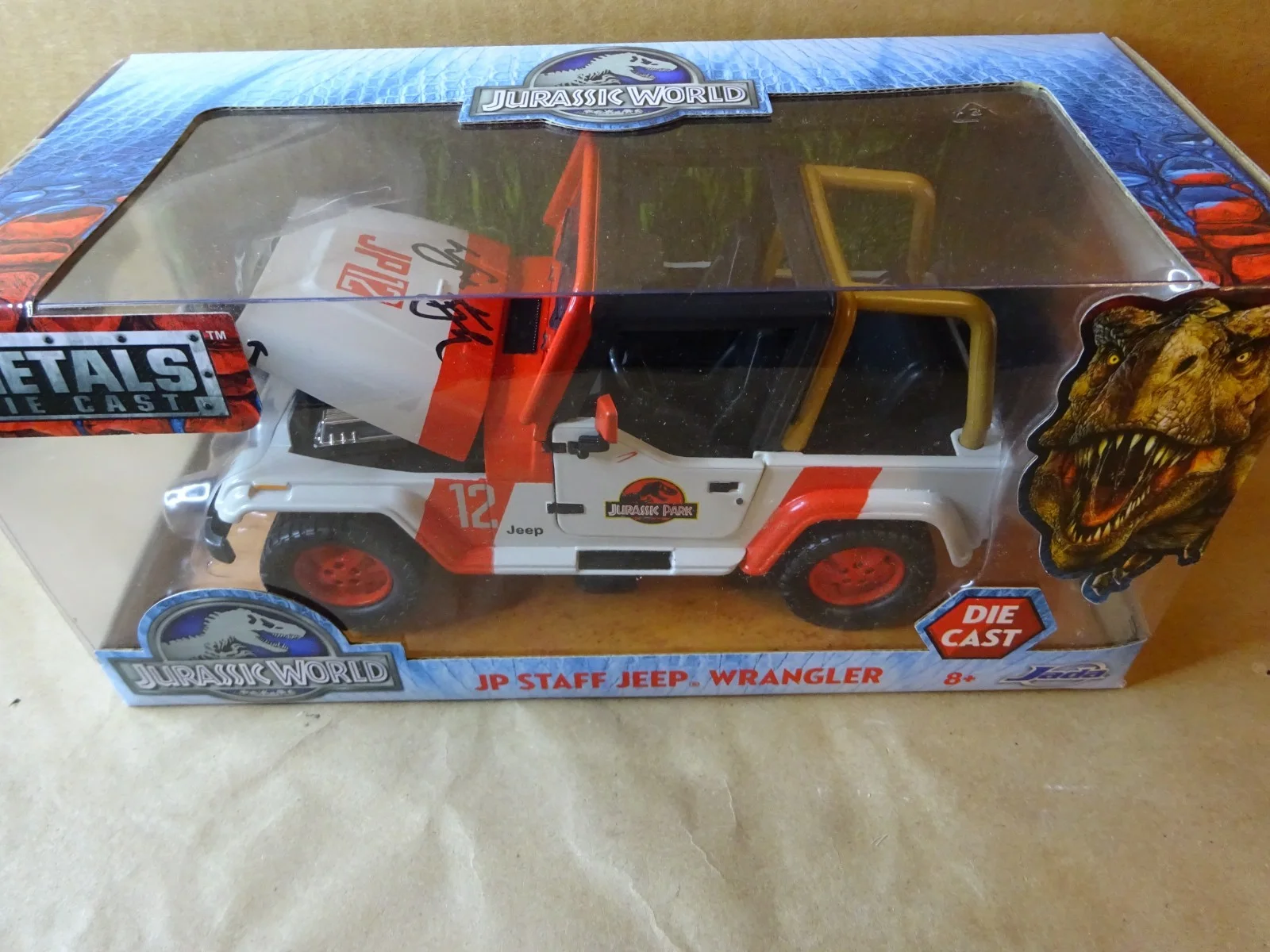 Wayne Knight — Autographed Wayne Knight Signed Jurassic World Diecast Jeep Official Pix COA