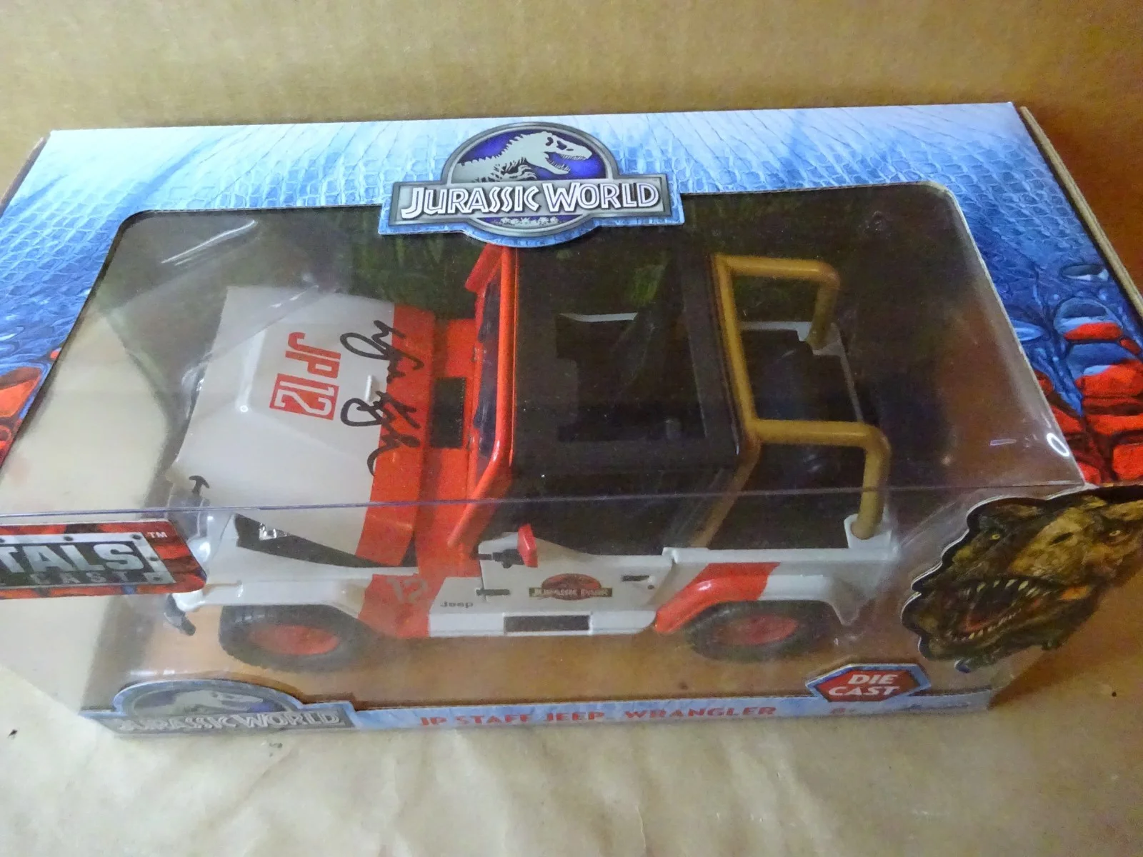 Wayne Knight — Autographed Wayne Knight Signed Jurassic World Diecast Jeep Official Pix COA, image 3