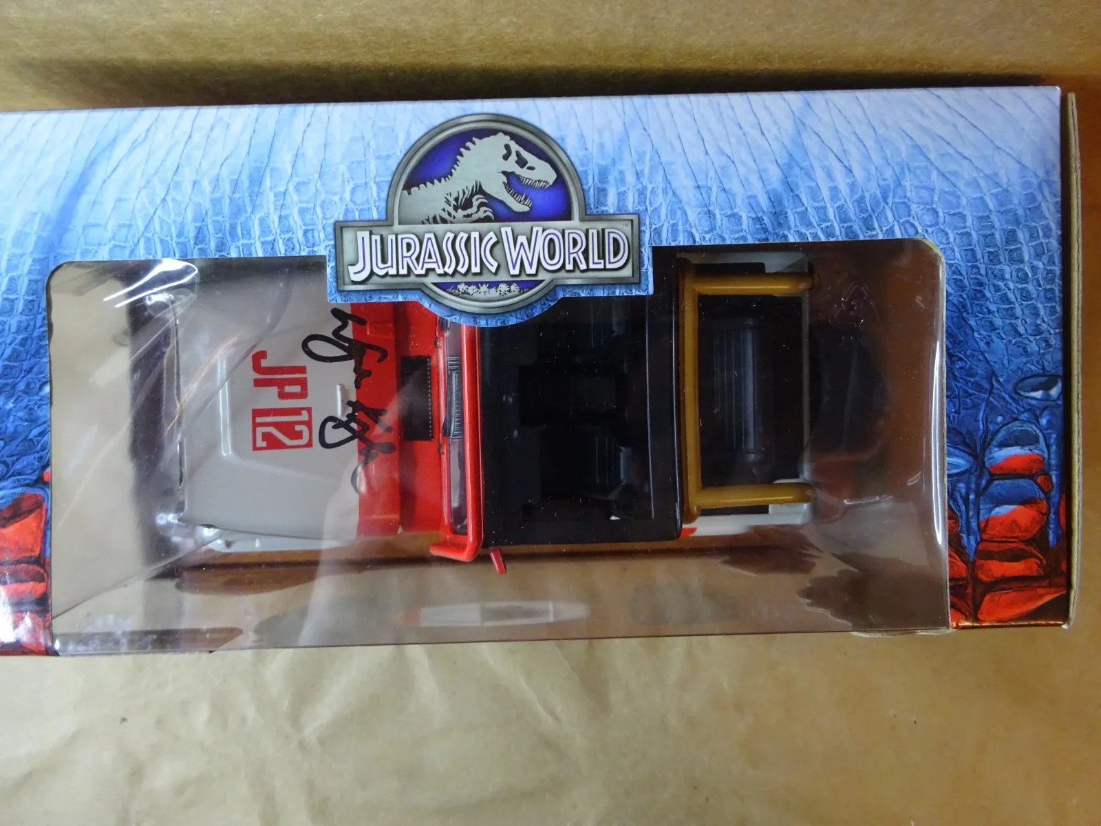 Wayne Knight — Autographed Wayne Knight Signed Jurassic World Diecast Jeep Official Pix COA, image 4