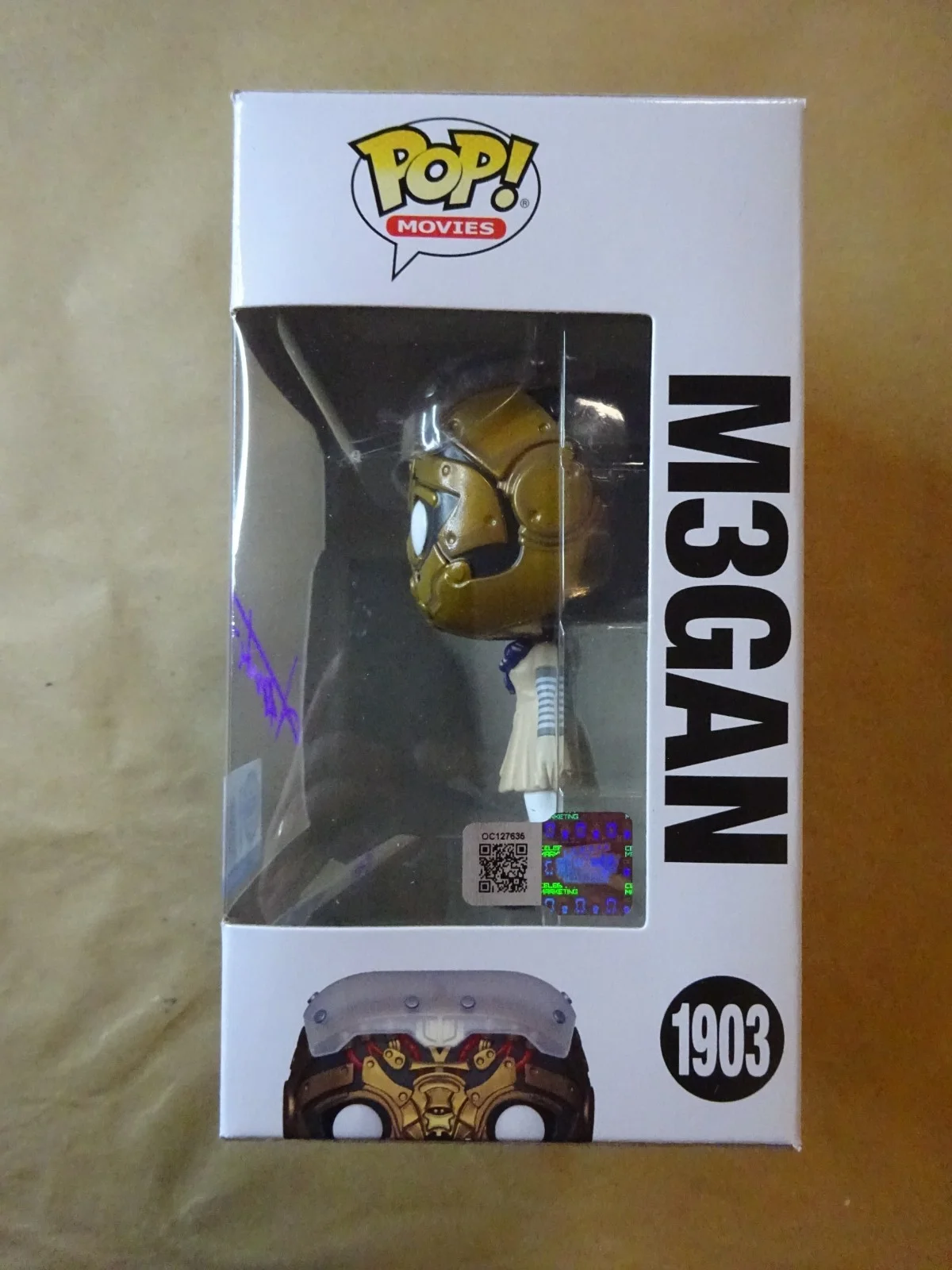 Amy Donald — Signed Amie Donald Autographed M3GAN Megan Funko Pop OCCM COA, изображение 5