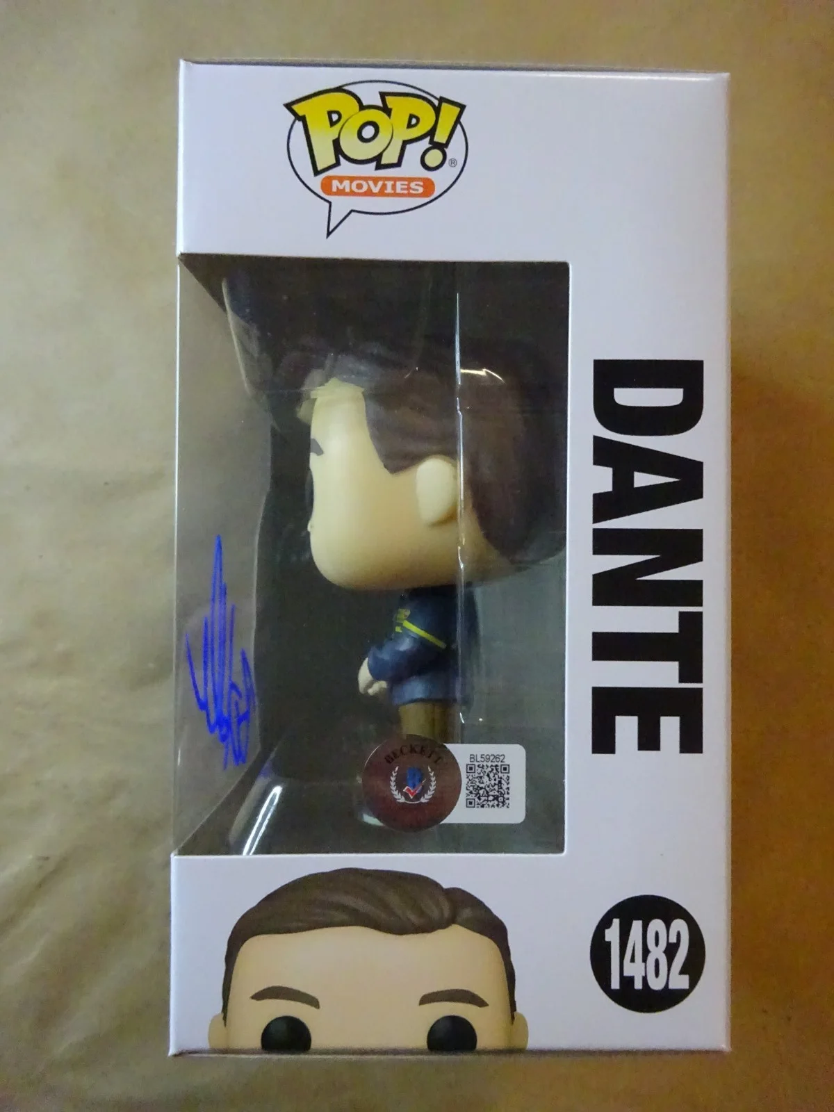 Brian O'Halloran — Signed Brian O'Halloran Autographed Dante Clerks III Funko Pop 1482 BAS COA, изображение 5