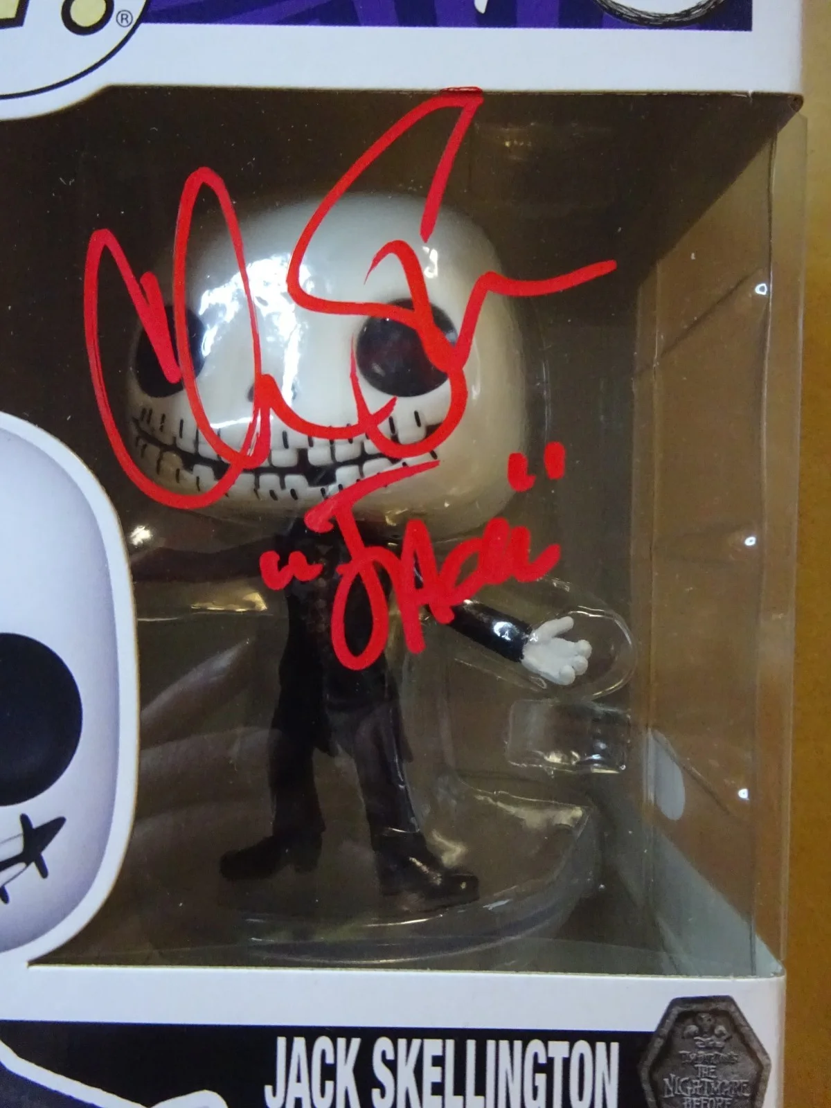 Chris Sarandon — Signed Chris Sarandon Autographed Disney Jack Skellington NBC Funko Pop JSA COA, изображение 4