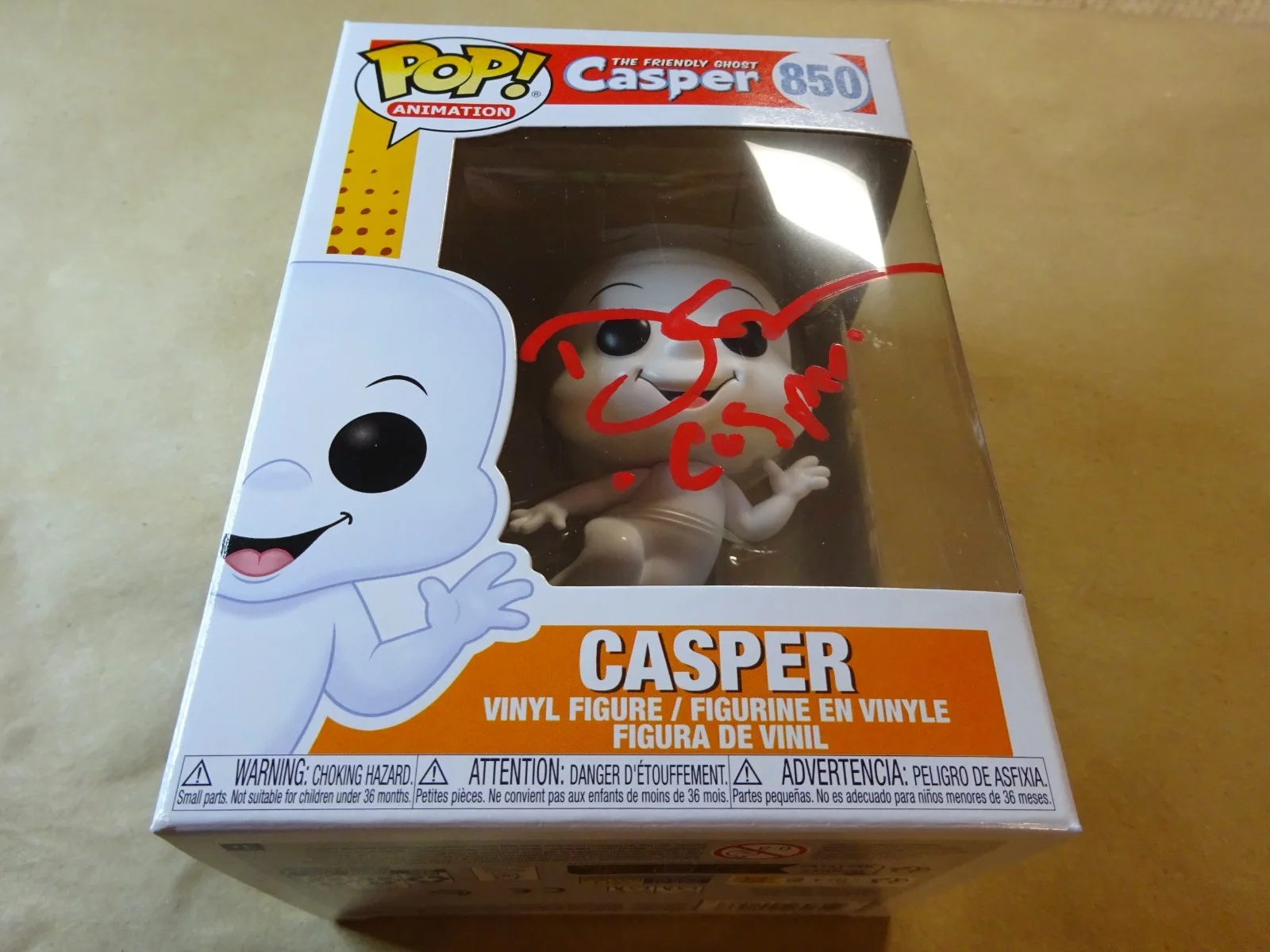 Devon Sawa — Signed Devon Sawa Autographed Casper The Friendly Ghost Funko Pop OCCM COA, image 2