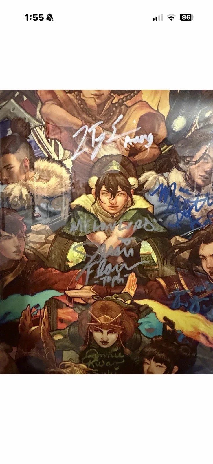 Avatar The Last Airbender signed cast print, image 4