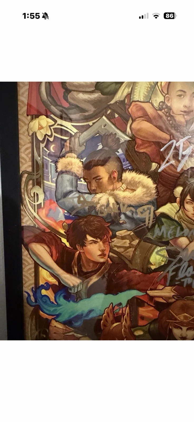 Avatar The Last Airbender signed cast print, image 5