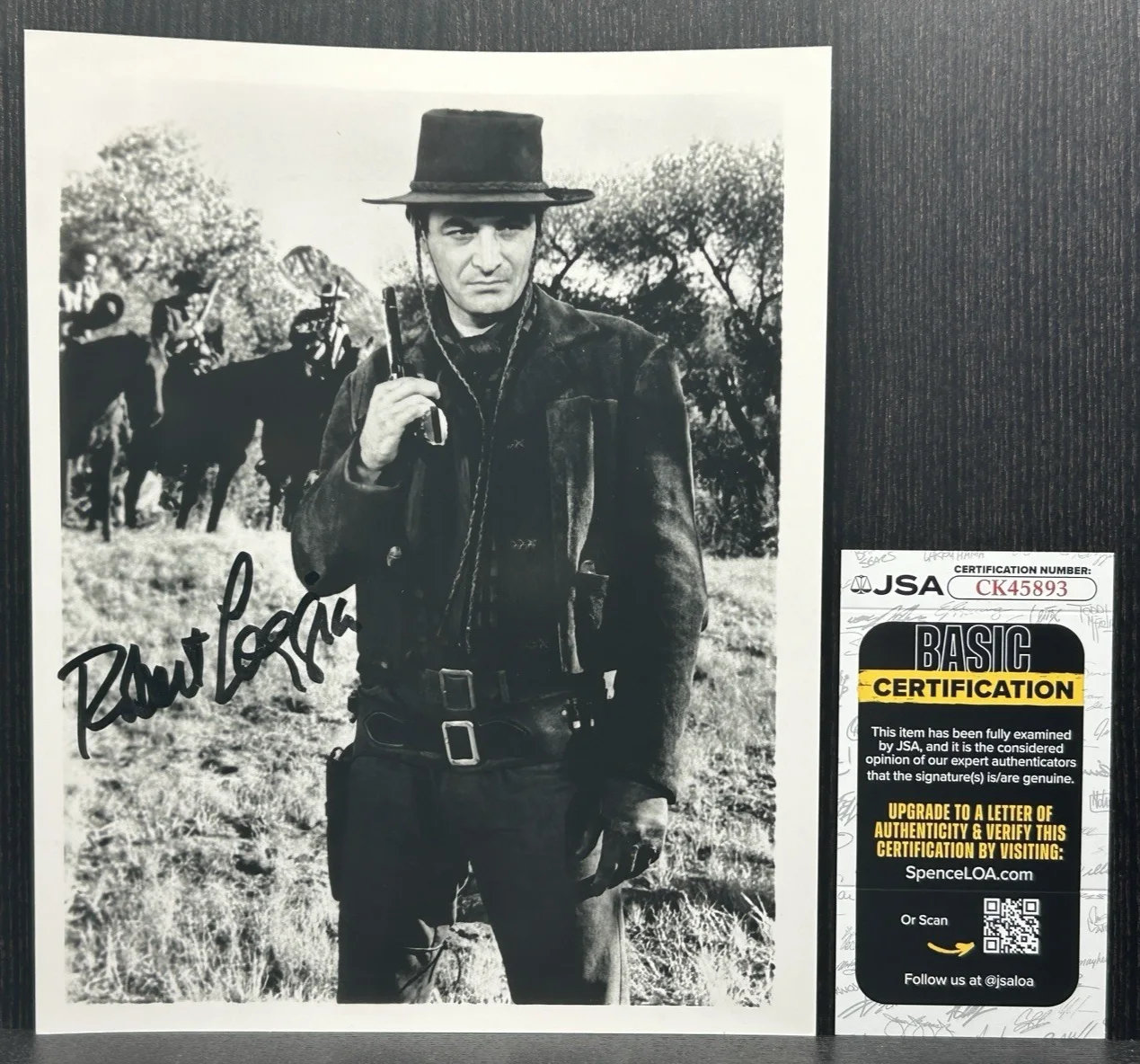 Robert Loggia — ROBERT LOGGIA SIGNED 8x10 PHOTO Original Autograph JSA COA Scarface, Sopranos, изображение 2