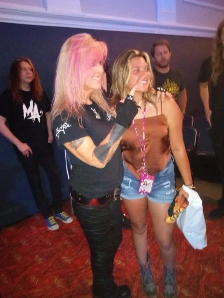 Lita Ford Signed Original 11x18 Photo Cameo Theater Bristol VA July 8 2022, изображение 5