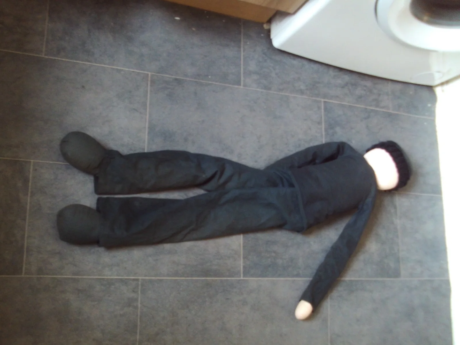 large charlie chaplin soft bodied figure 36" 3 feet long, image 3