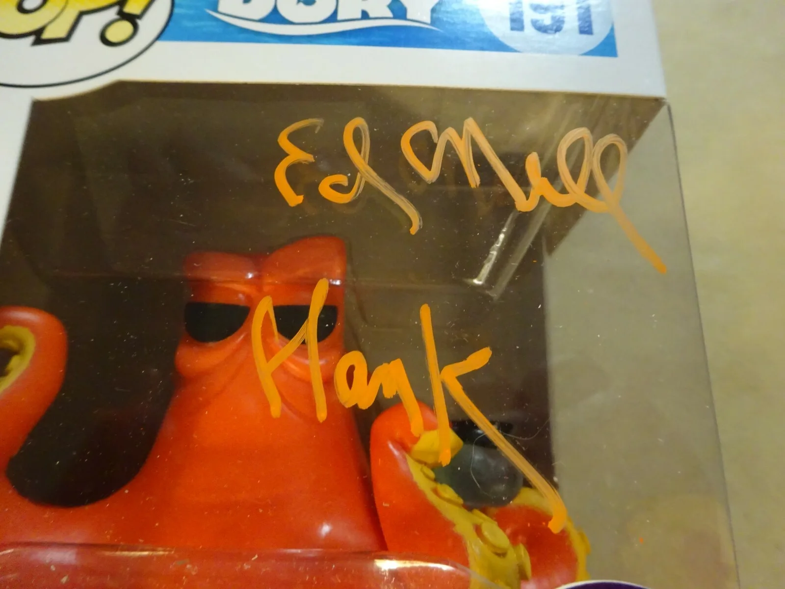 Ed O'Neill — Autographed ED O'NEILL Signed HANK Finding Dory 191 FUNKO POP JSA COA, image 4